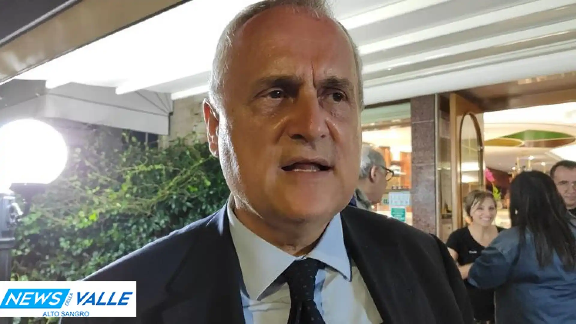 Claudio Lotito a Colli a Volturno. "Non sono qui per caso, saro' un vero Molisano. Sanita' da sistemare velocemente. Va salvato tutto il calcio regionale". Guarda l'intervista