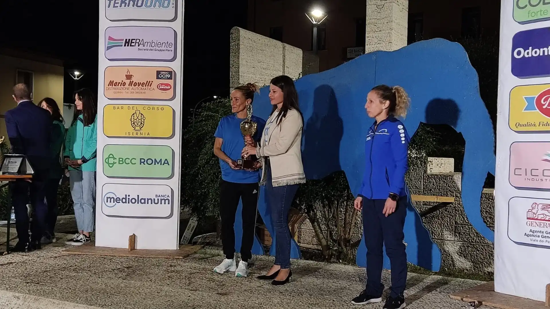 Fine settimana da incorniciare per l’Atletica Isernia. Sigillo con la vittoria alla Corrisernia femminile con Gabriella Di Berardo.