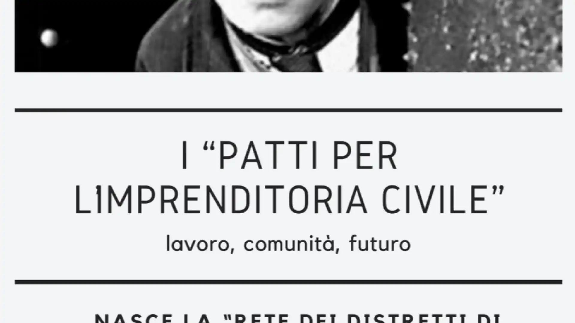 Nasce la rete nazionale dei distretti di economia civile