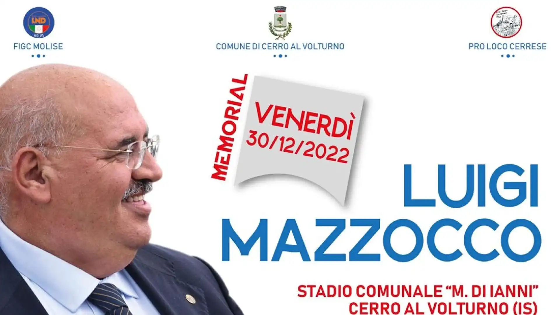 Cerro al Volturno: il 30 dicembre il memorial Luigi Mazzocco.