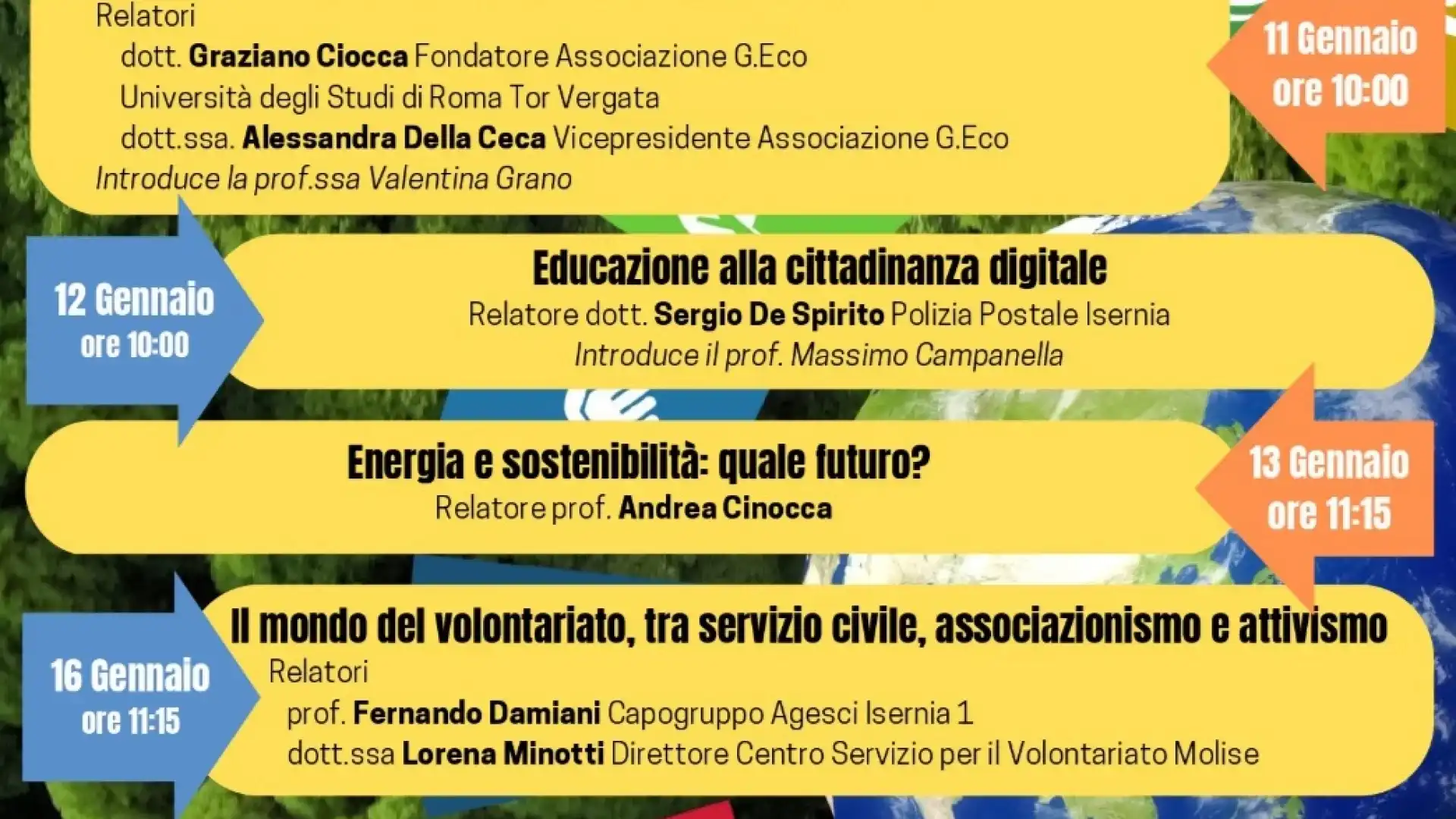 Isernia: ciclo di seminari di studo promosso dall'Isis Majorana-Fascitelli in occasione della settimana dell'Educazione Civica