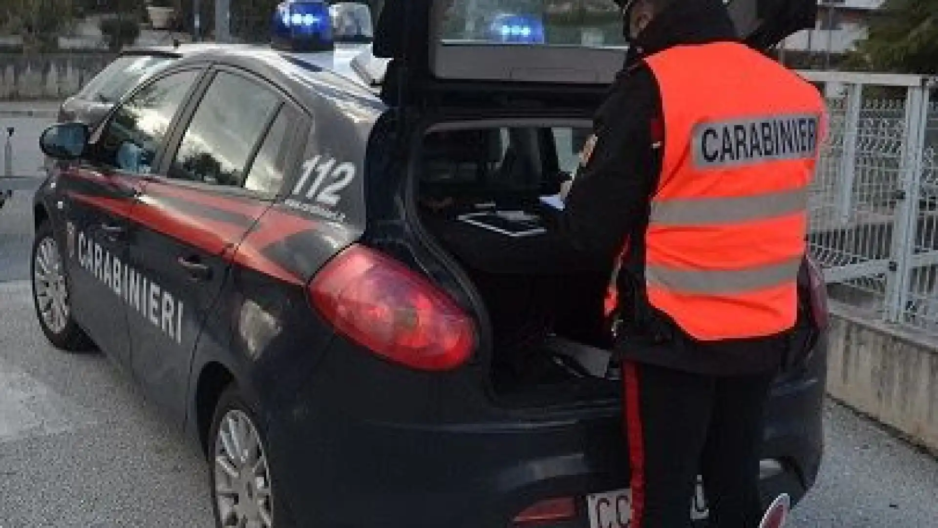 Isernia:	Carabinieri impegnati nel controllo del territorio.