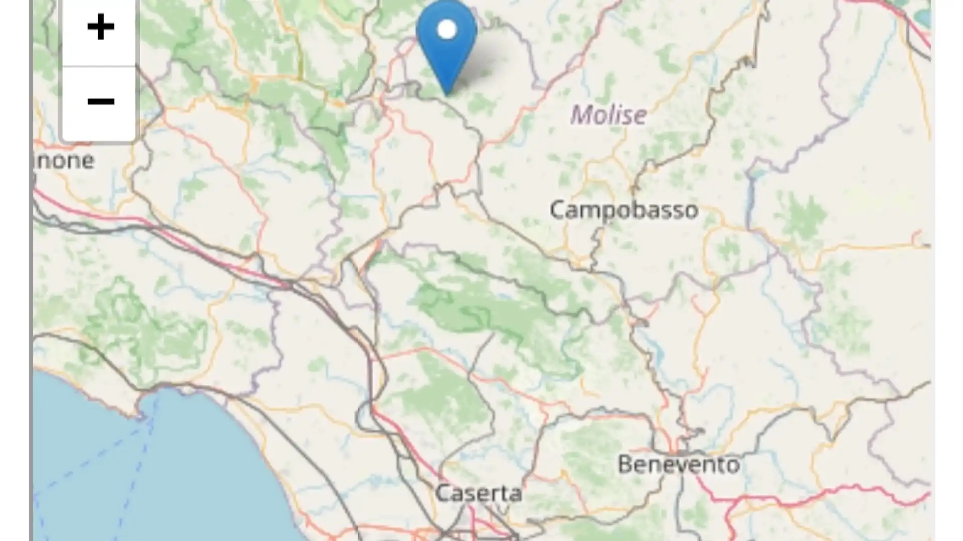 Alto Molise: scossa di terremoto di magnitudo 3.0