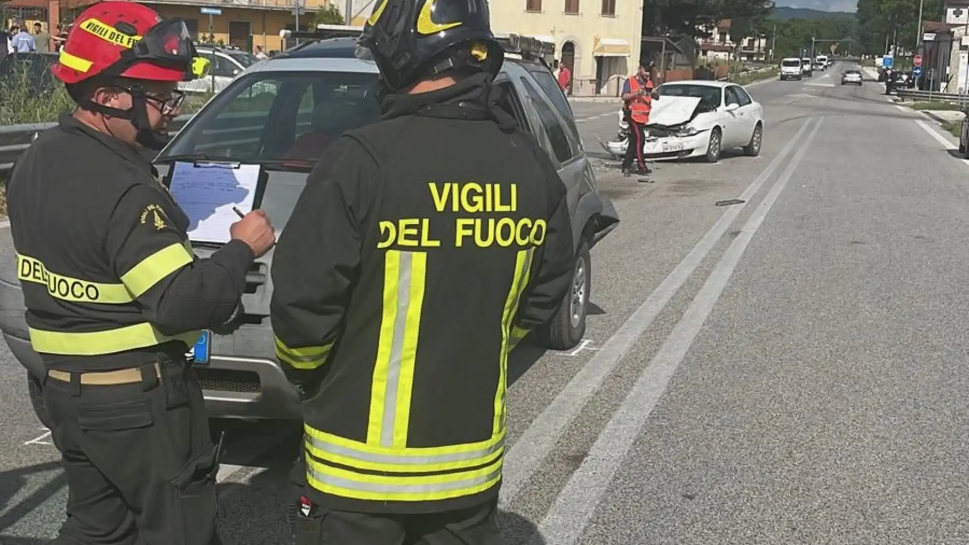 Statale 17 : incidente con due feriti all'altezza di Cantalupo. Due i feriti.