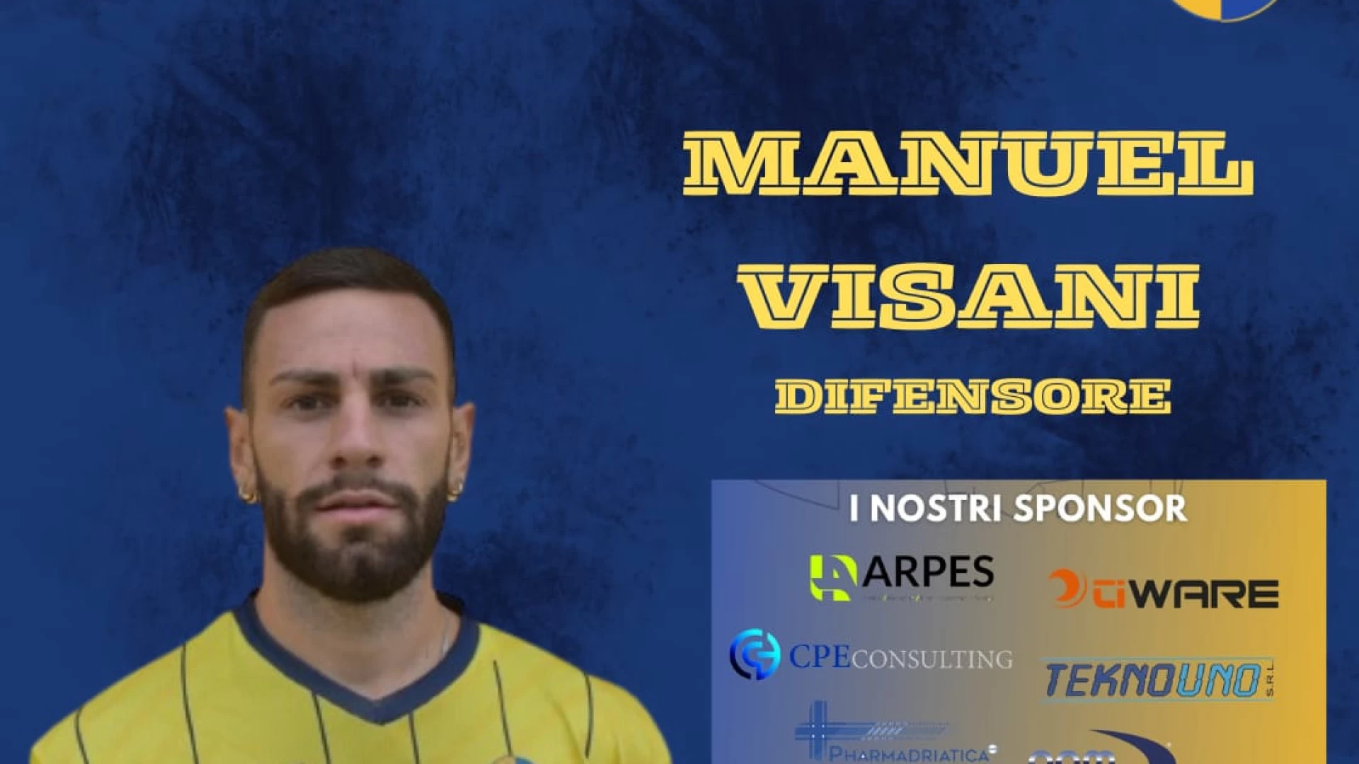 Serie D: il Vastogirardi ingaggia il difensore centrale Manuel Visani.
