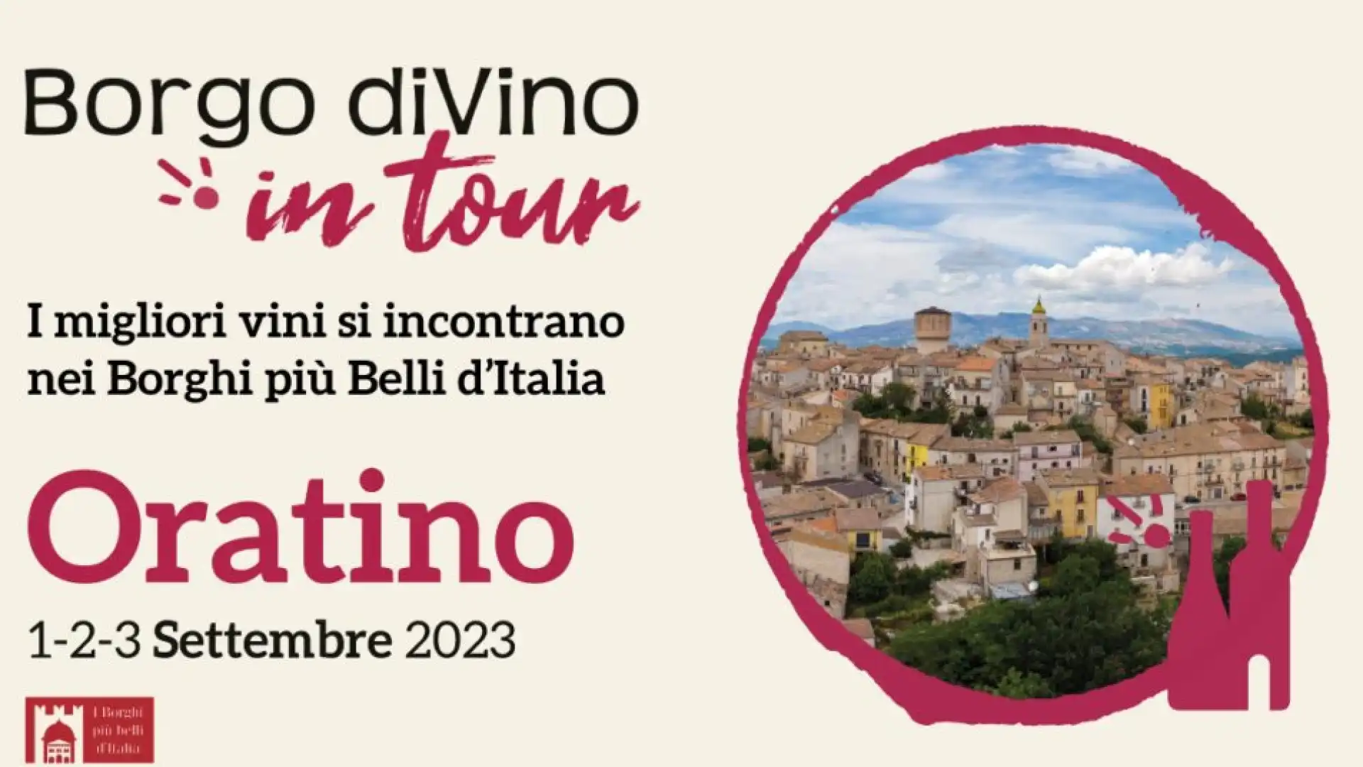 Borgo diVino in tour arriva ad Oratino dal 1° al 3 settembre: presentazione della tappa presso la Camera di Commercio del Molise