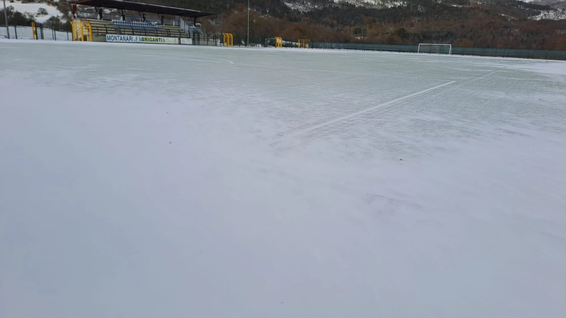 Serie D: stadio Di Tella impraticabile causa neve, rinviata al 6 dicembre Vastogirardi -Atletico Ascoli