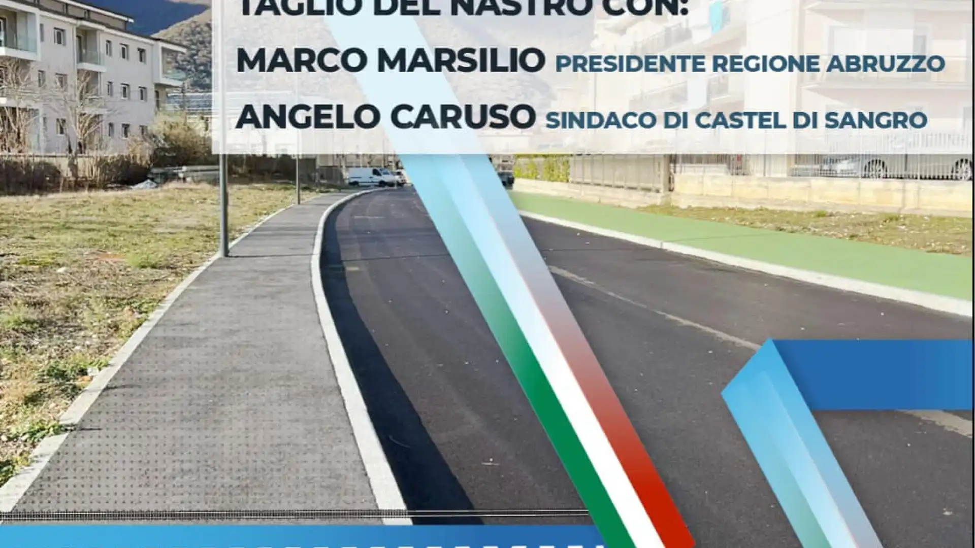 Castel Di Sangro: lunedì’ 4 dicembre l’inaugurazione della Variante delle Stazioni. Al taglio del nastro presente anche il governatore Marsilio.