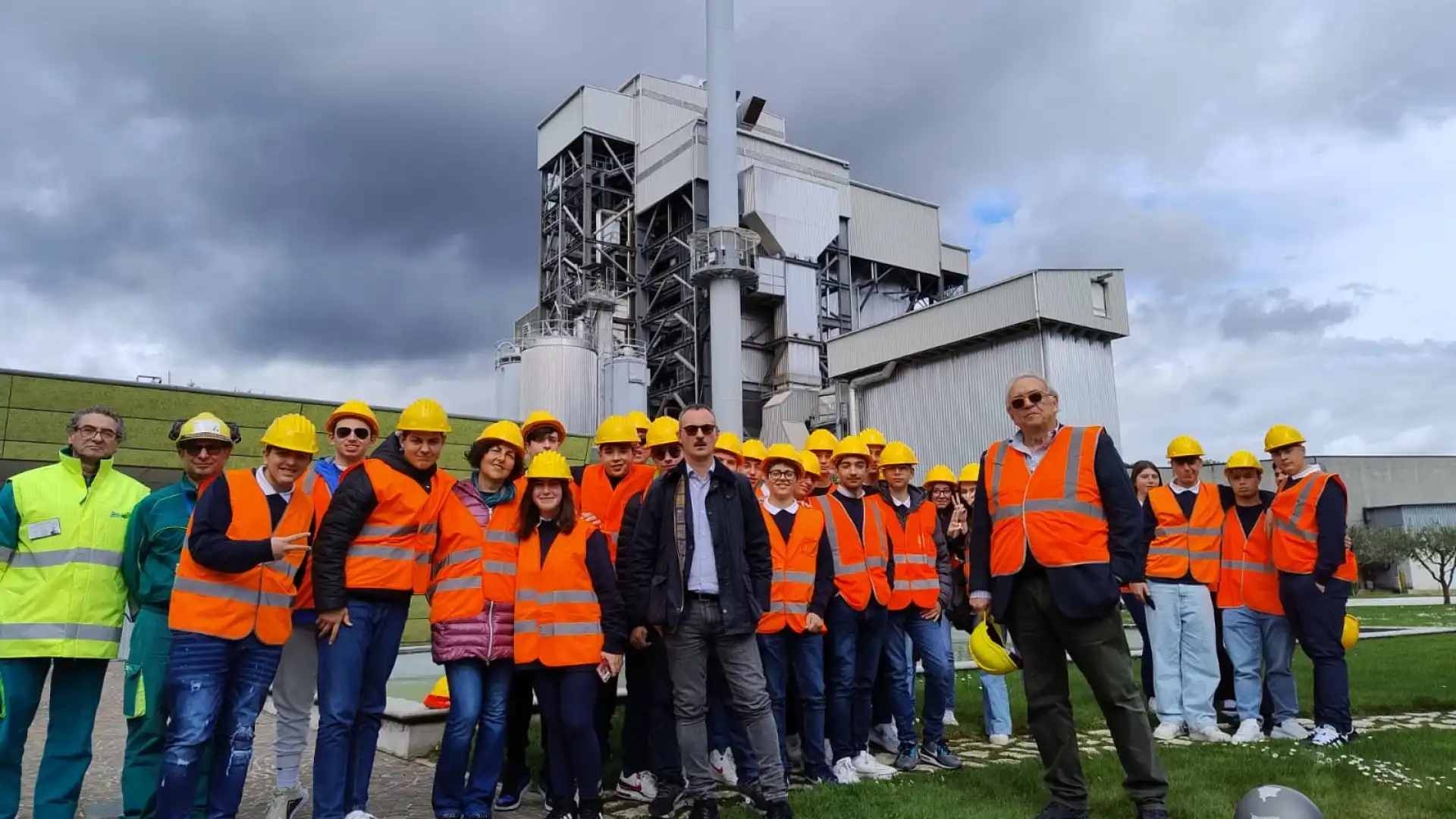 Gli studenti del Caboto di Gaeta in visita al termovalorizzatore di Pozzilli