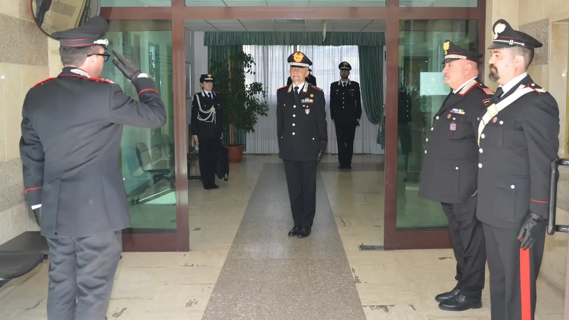 Il Generale di Corpo d’Armata Antonio DE VITA visita il Comando Provinciale Carabinieri di Isernia