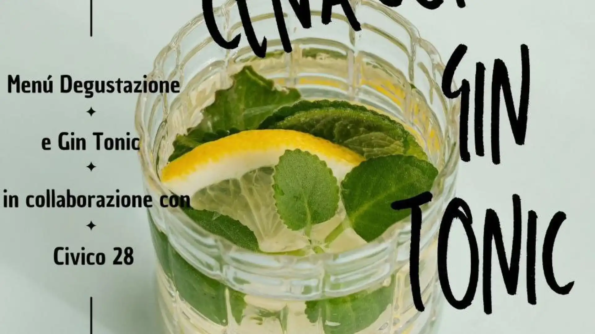 Isernia: Cena a tema gin tonic presso Ristorante Distinto. Evento in collaborazione con Civico 28.