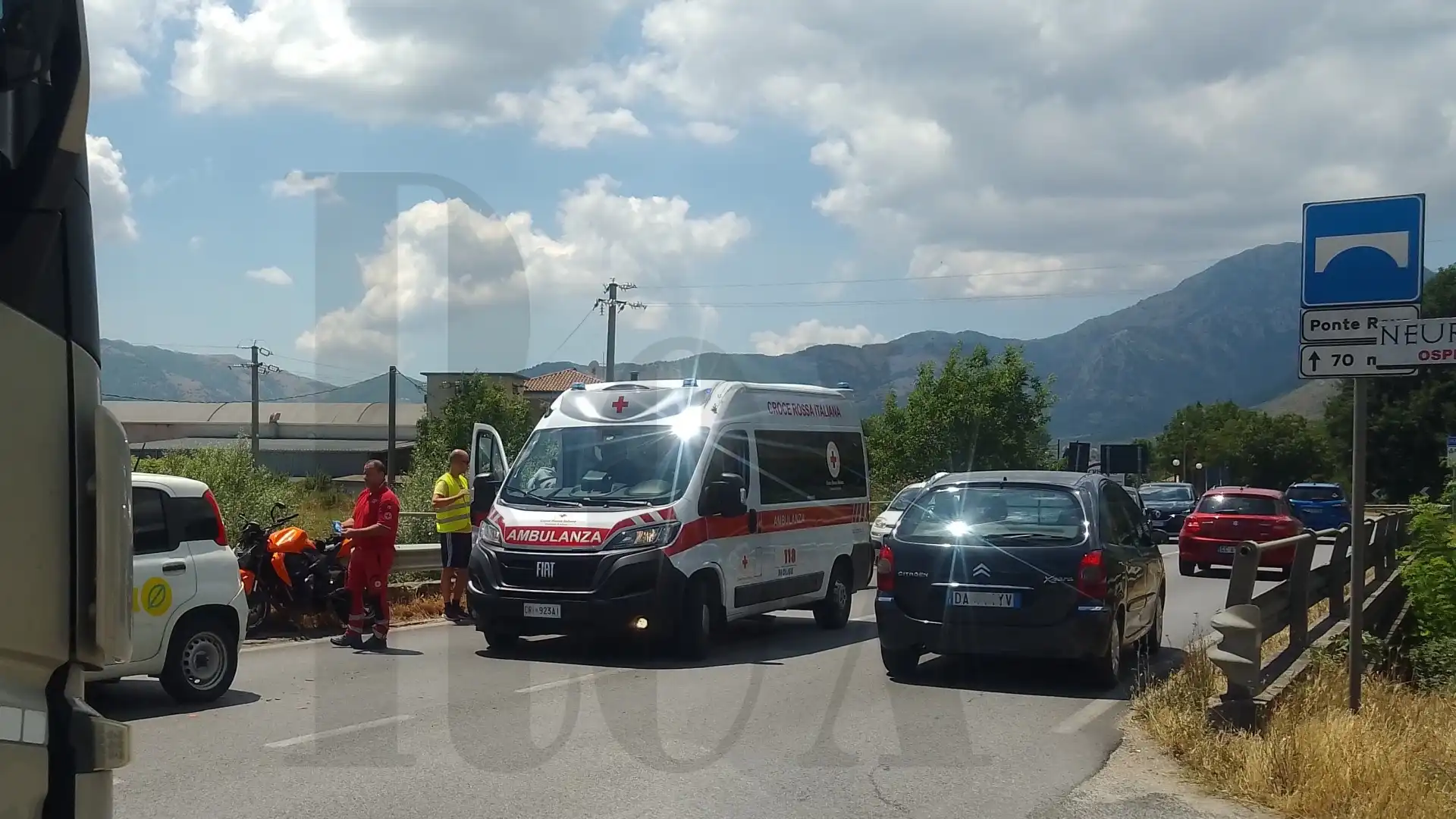 Statale 85 Venafrana: tamponamento a catena nel pomeriggio di oggi al bivio di Pozzilli.