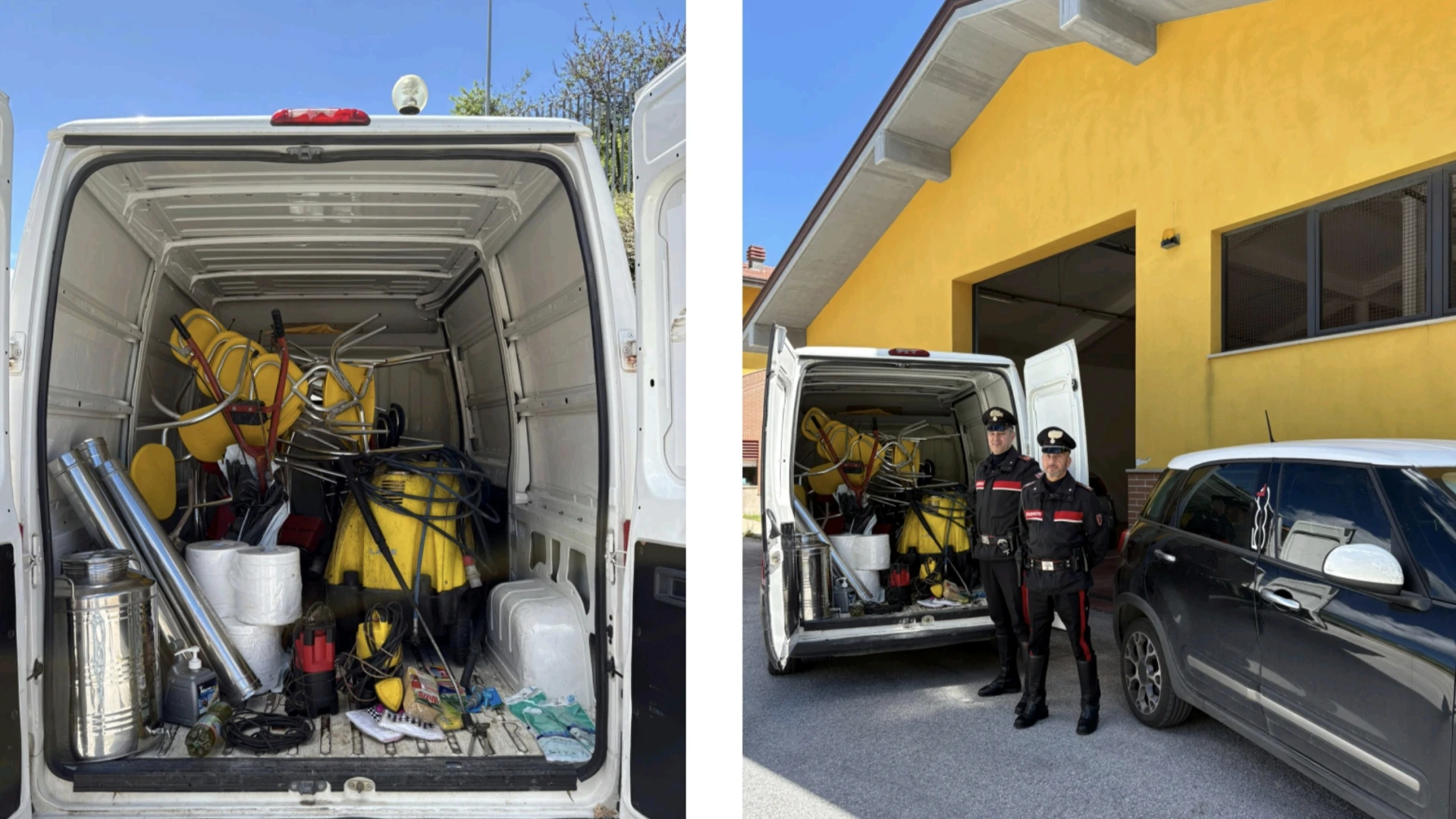 Rubano materiale ed attrezzature per l'edilizia. I Carabinieri di Agnone arrestano un giovane rumeno grazie ai dati del GPS.