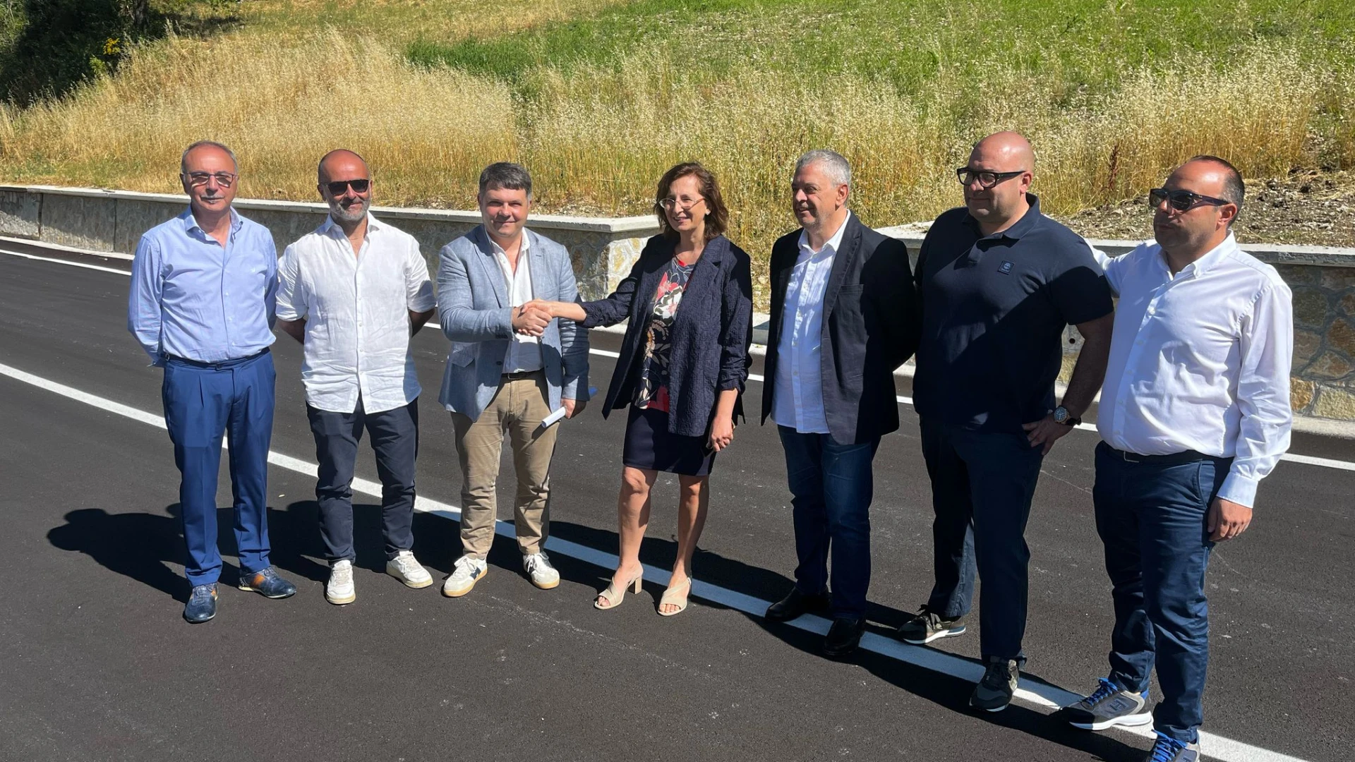 Conclusi i lavori di sistemazione della frana di Castelpizzuto. Strada riaperta al traffico. Installati anche nuovi sensori di sicurezza.