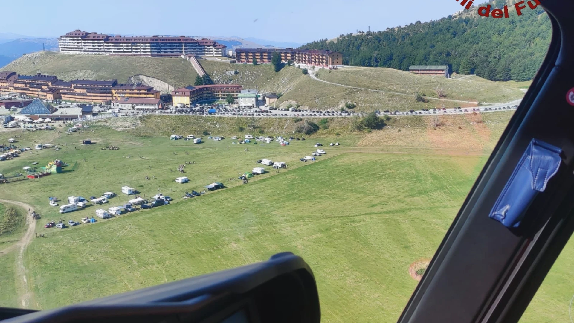 Roccamandolfi: intervento di soccorso dei Vigili del Fuoco. Tratti in salvo due escursionisti su Montemiletto.
