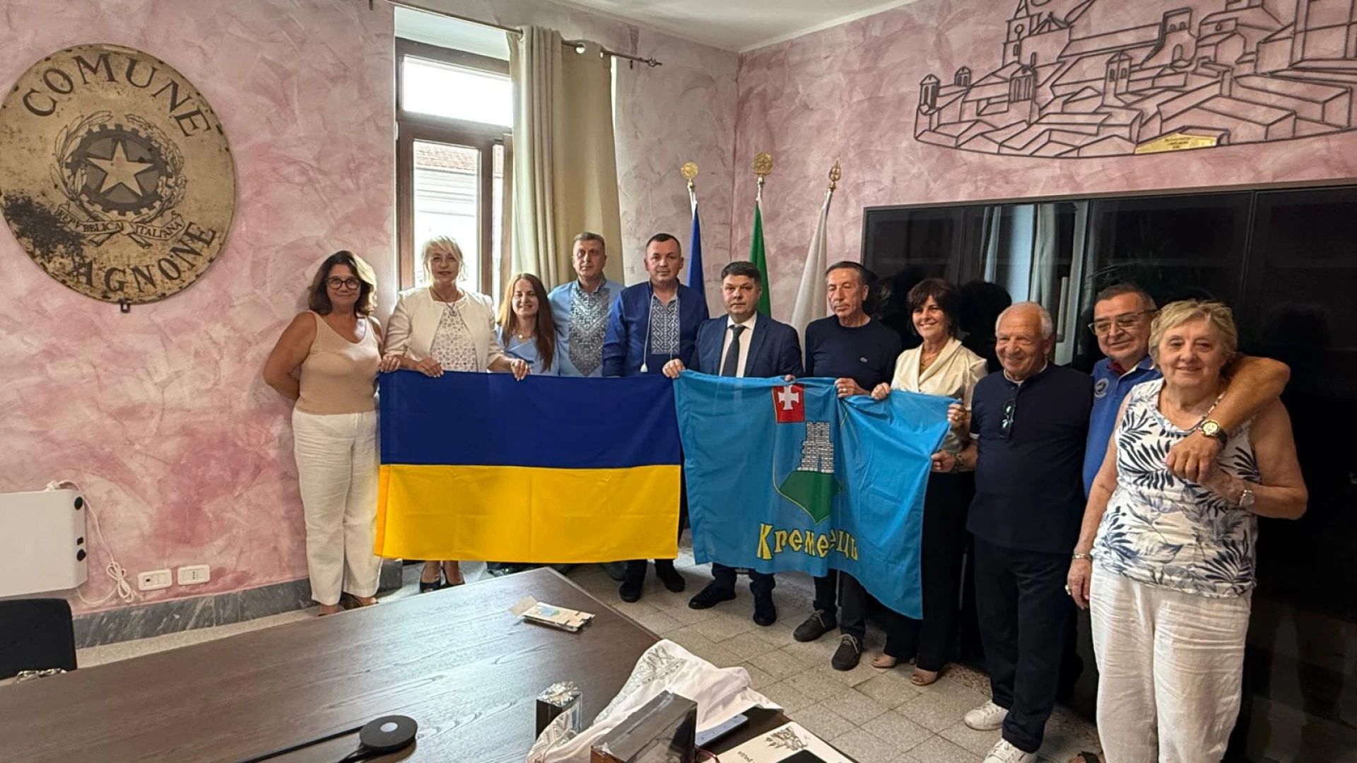 Firmato accordo di cooperazione tra Agnone e Kremenets (Ucraina): tra gli obiettivi accesso ai fondi Europei e progetti per la sanità.