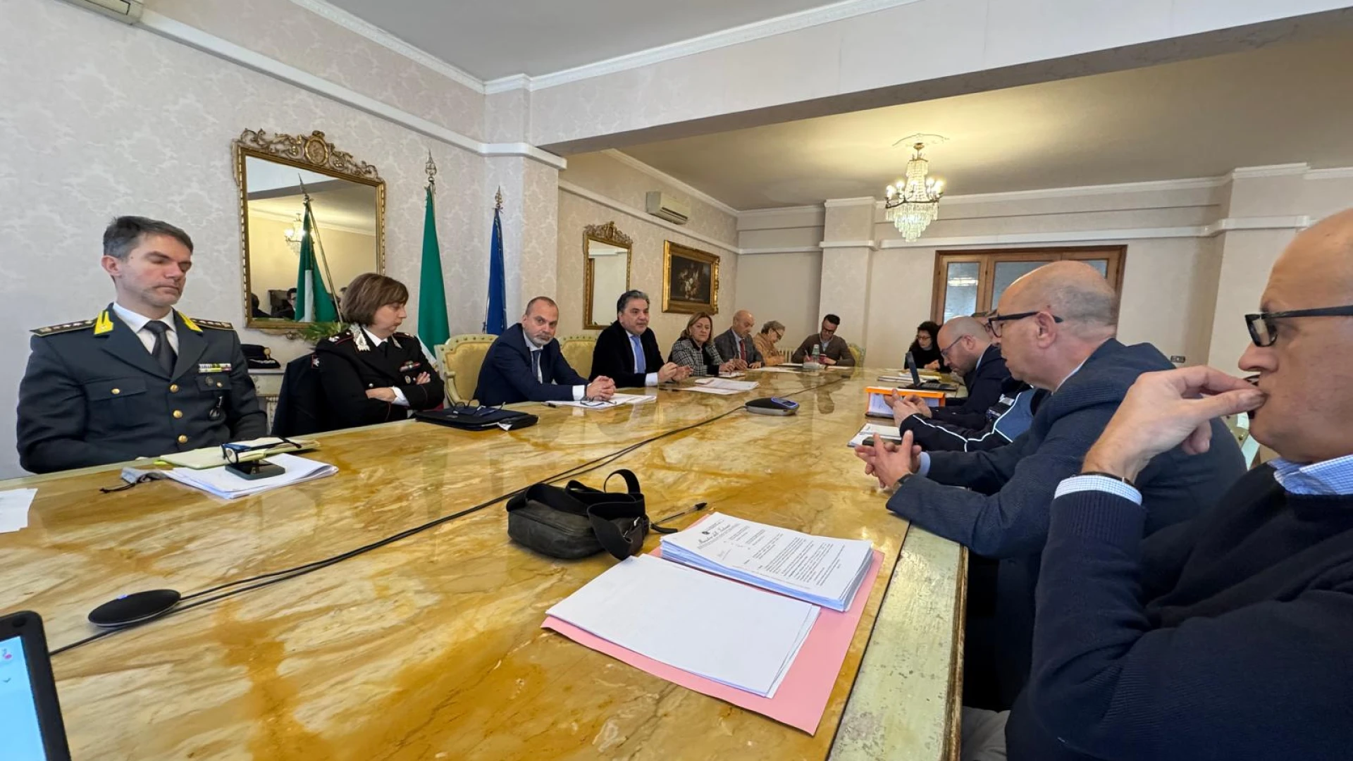 Isernia: si e’ riunito questa mattina il comitato Provinciale per l’Ordine e la sicurezza pubblica.