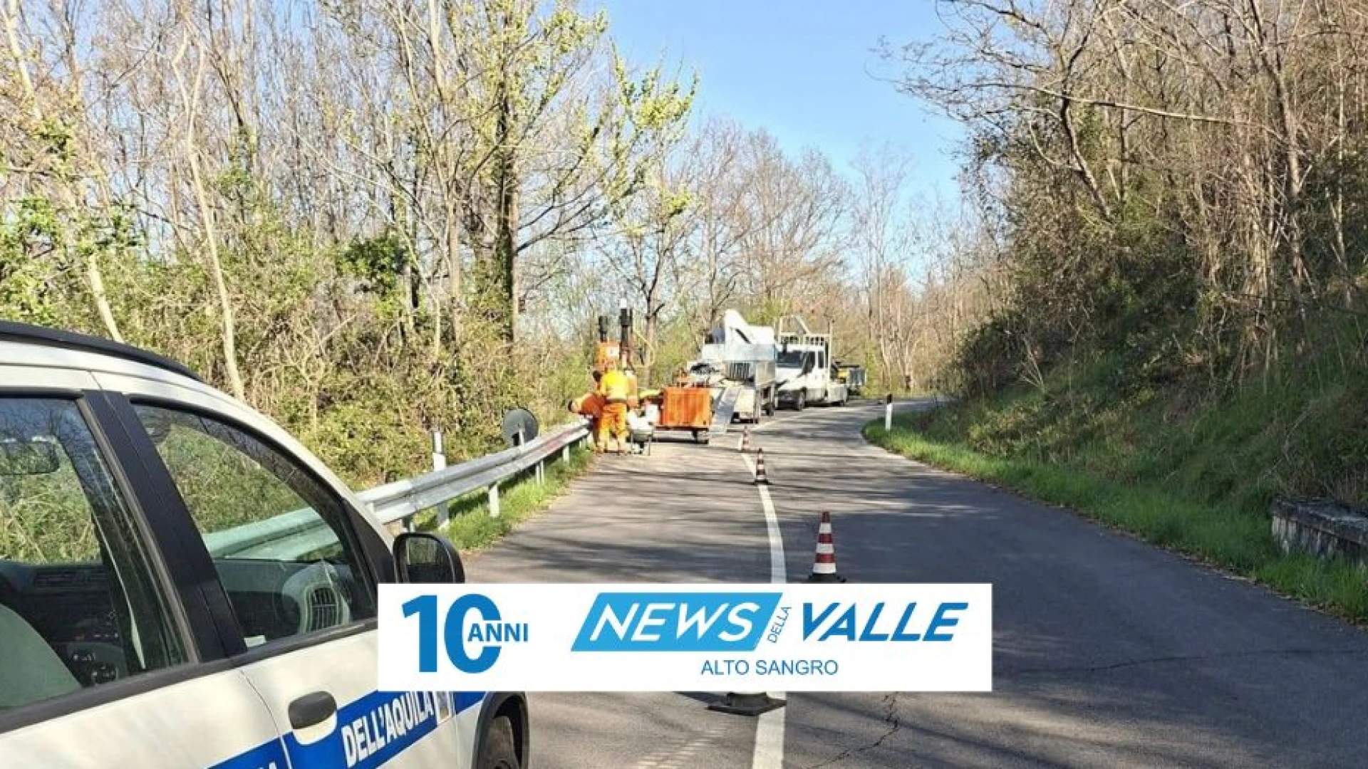 Provincia dell’Aquila: avviati lavori su SP 65 a Civita D’Antino e Sp 87 “DI META” a Civitella Roveto.