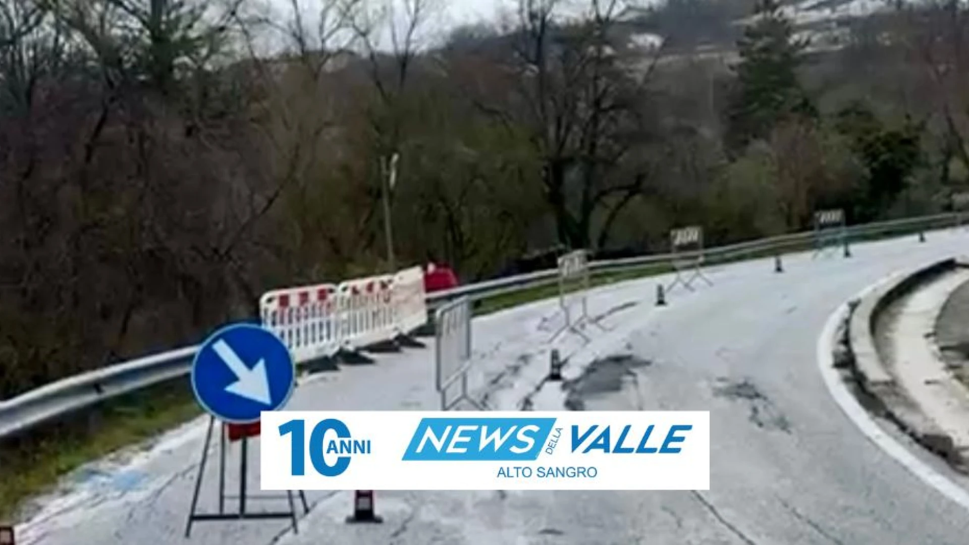 Sp 84 “Nuova Sangrina”, 750mila euro per ripristinare il tratto franato ad Ateleta.