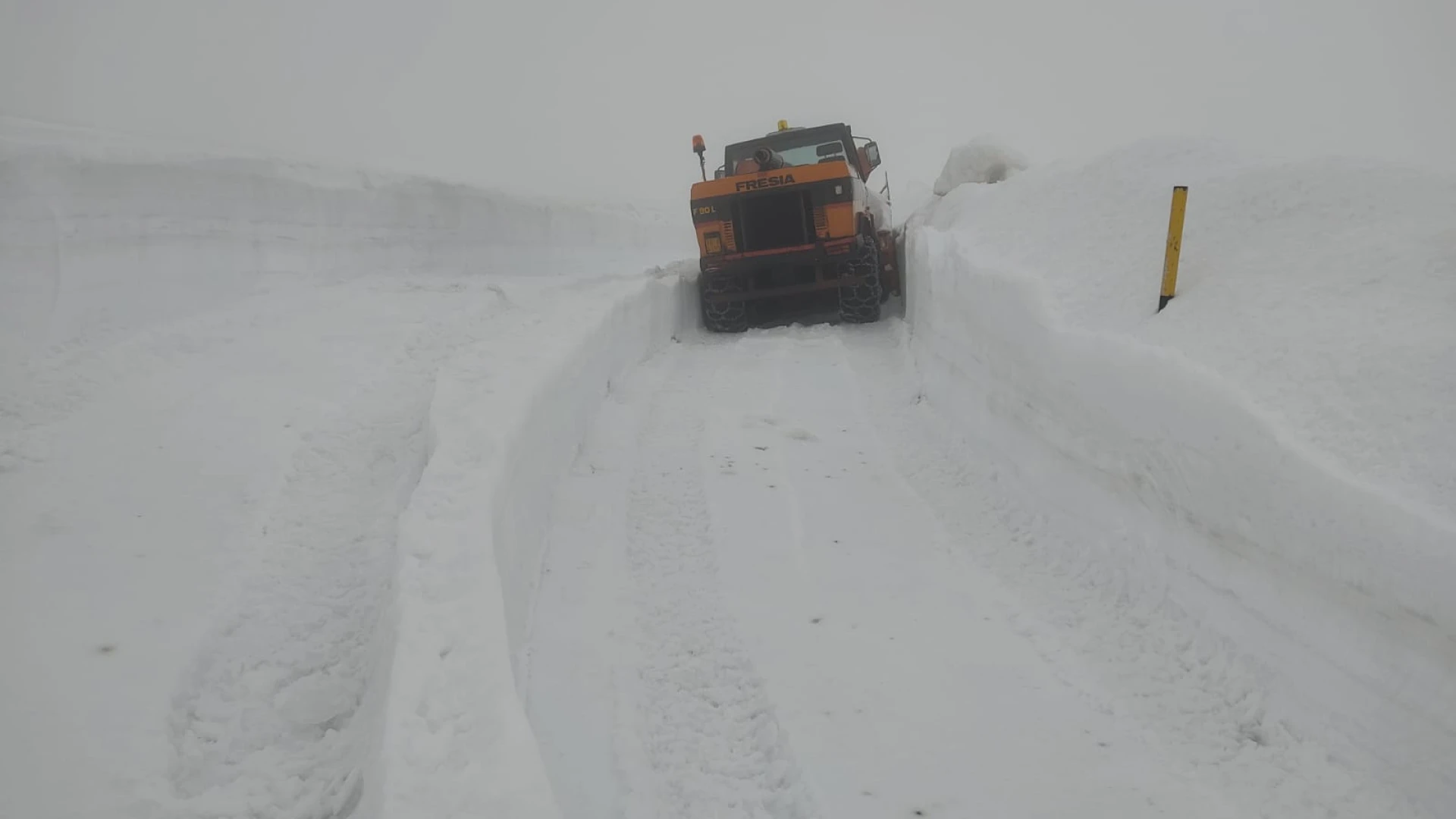 Provincia dell’Aquila: riapre la strada per Campo Imperatore.