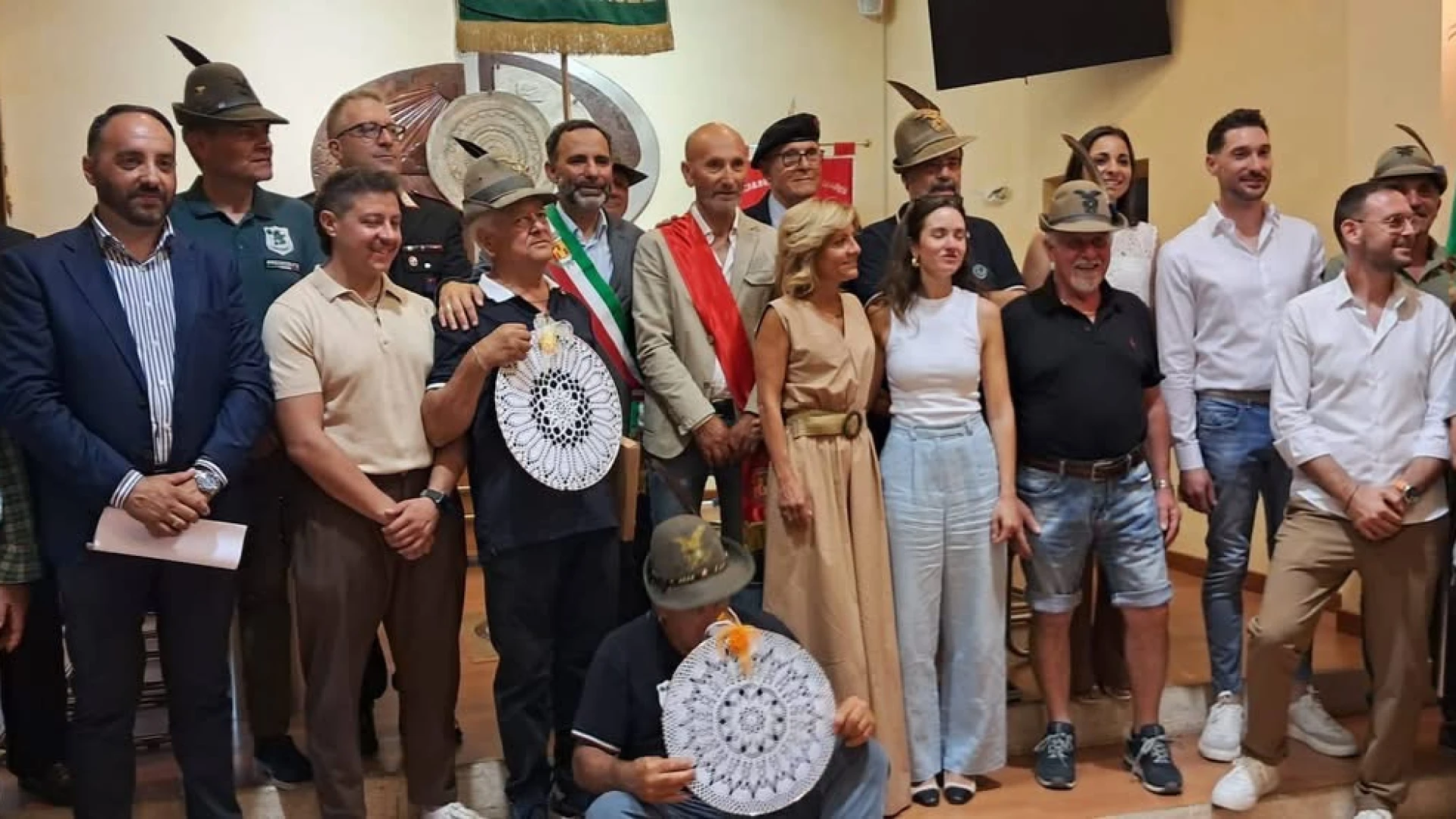 Raduno Alpini a Gioia dei Marsi, Alfonsi: “I valori delle penne nere esempio per le nuove generazioni”.