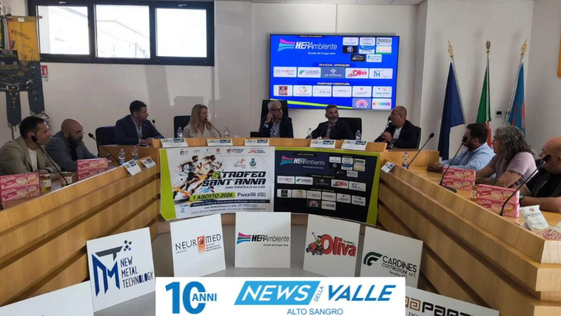 Pozzilli: sabato primo agosto la quinta edizione del Trofeo Sant’Anna. Presentato l’evento sportivo organizzato dall’Asd Free Runners Isernia. (VIDEO).