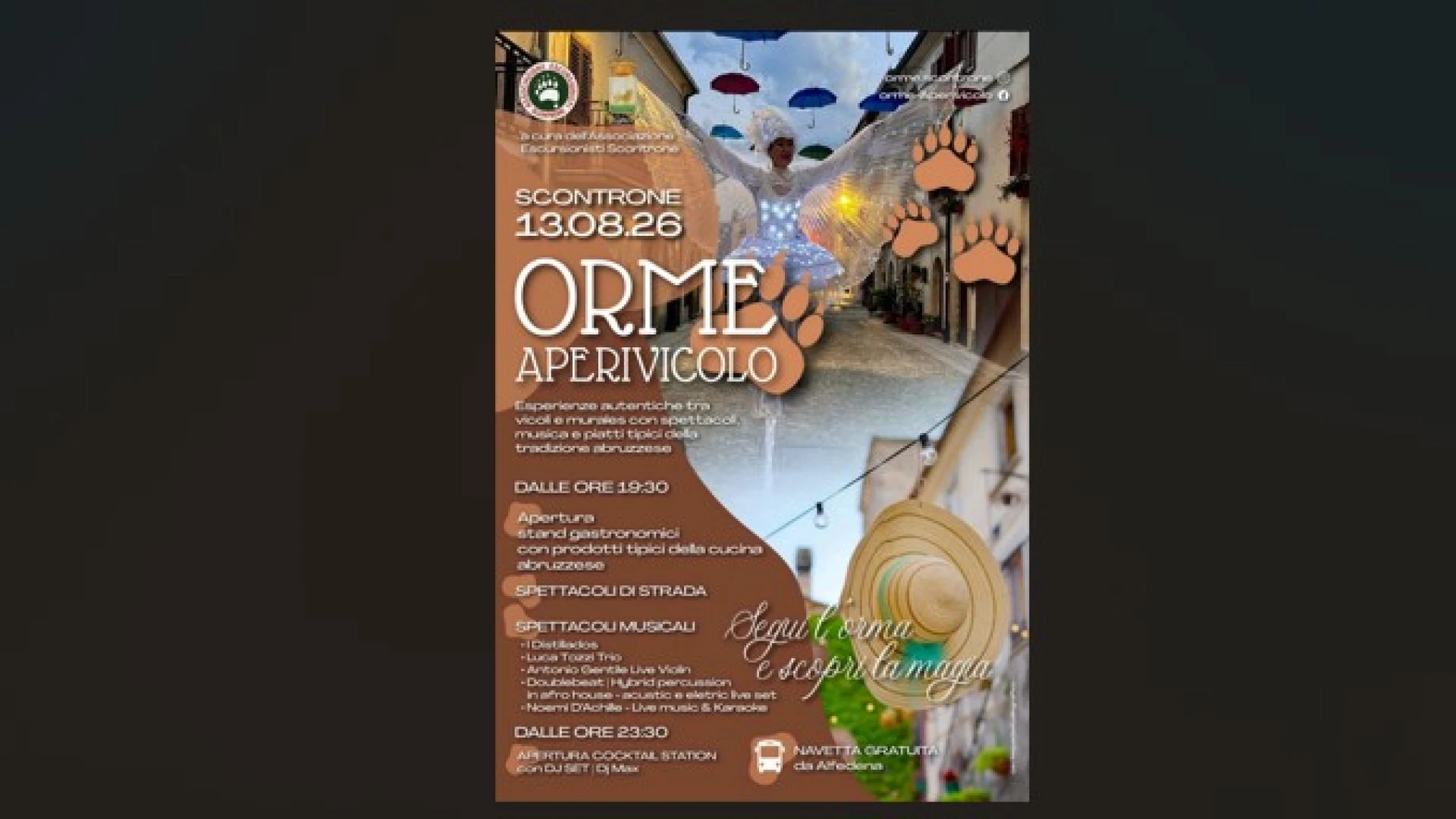 SCONTRONE Una notte da vivere Orma dopo Orma
