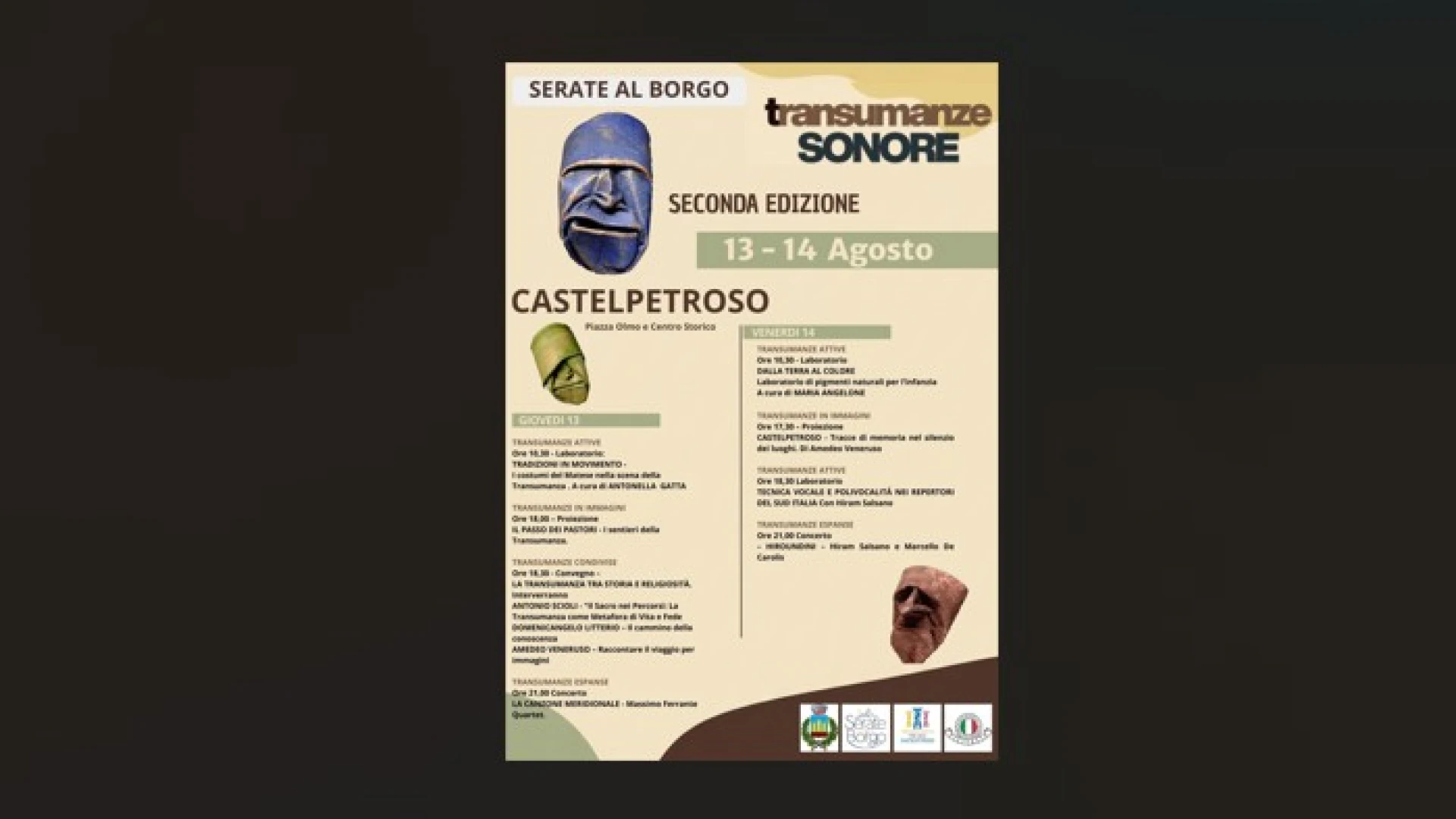 Castelpetroso celebra la tradizione: al via la seconda edizione di "TRANSUMANZE SONORE", prima tappa del Progetto Serate al Borgo 2026/27.