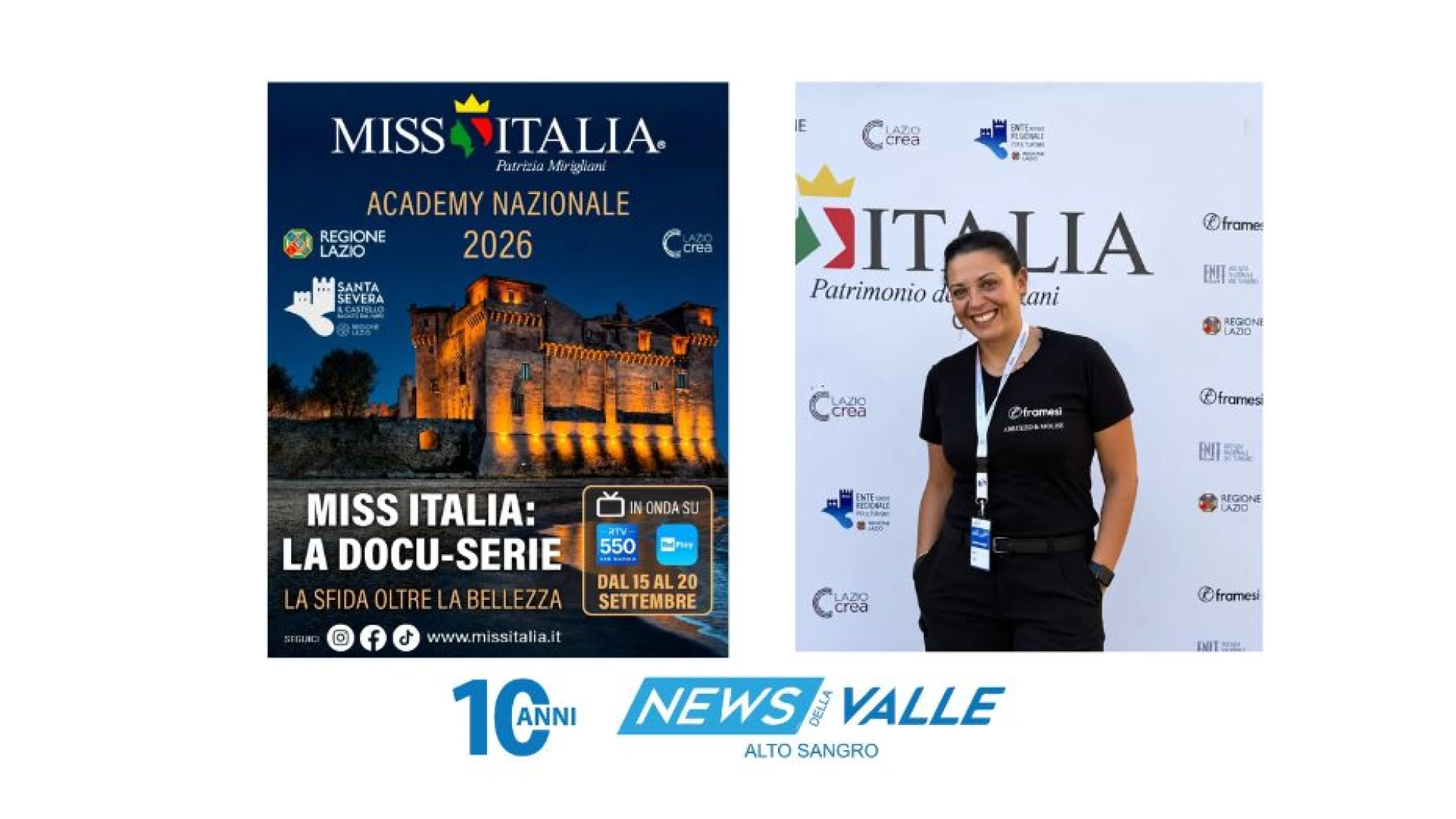 Giuliana Orlando porta Castel di Sangro nell’Academy Nazionale di Miss Italia 2026