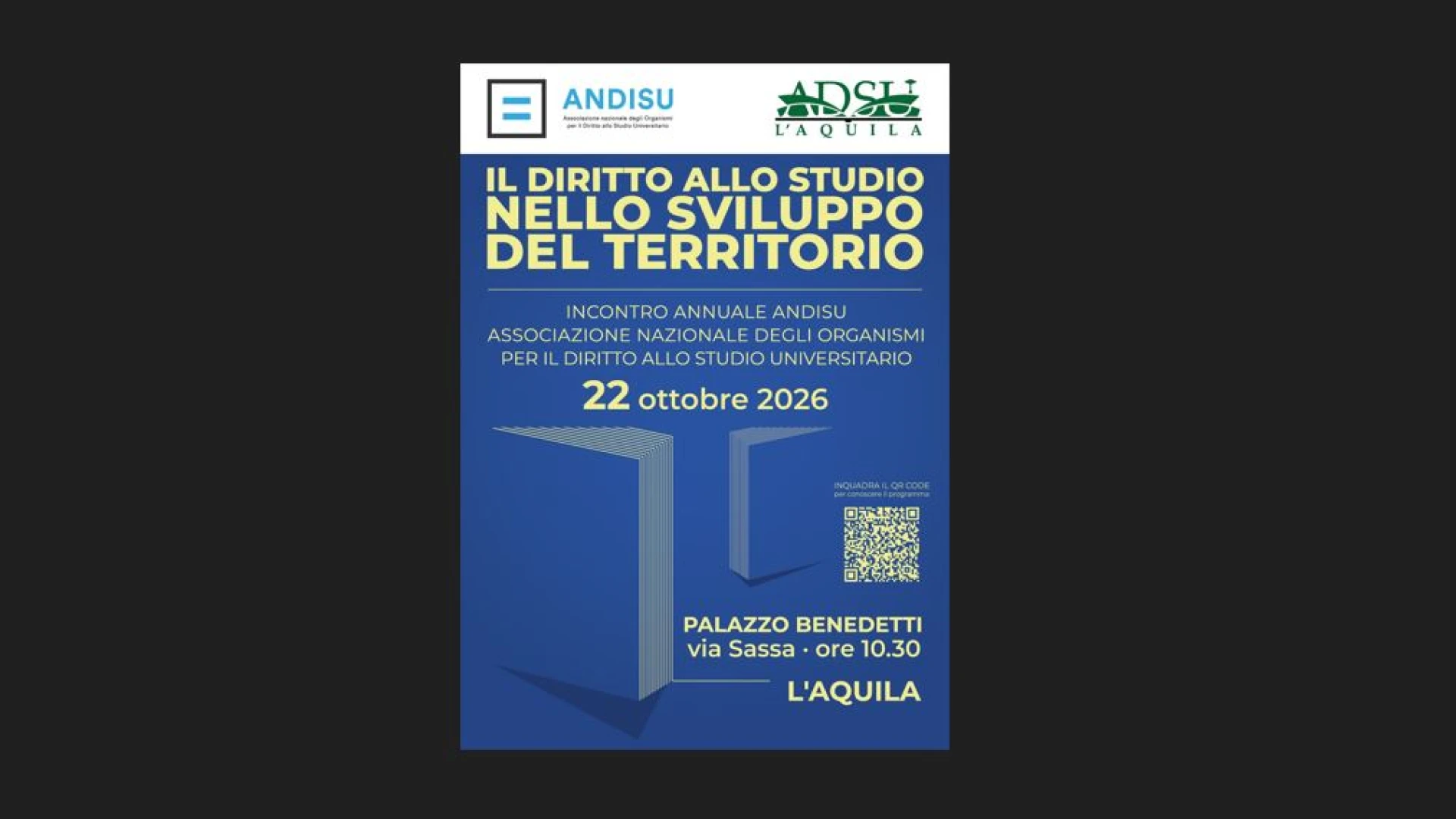 Summit nazionale diritto studio all’Aquila: Suriani, “Dall’Università al lavoro, fare squadra per superare GAP Domanda-Offerta”.