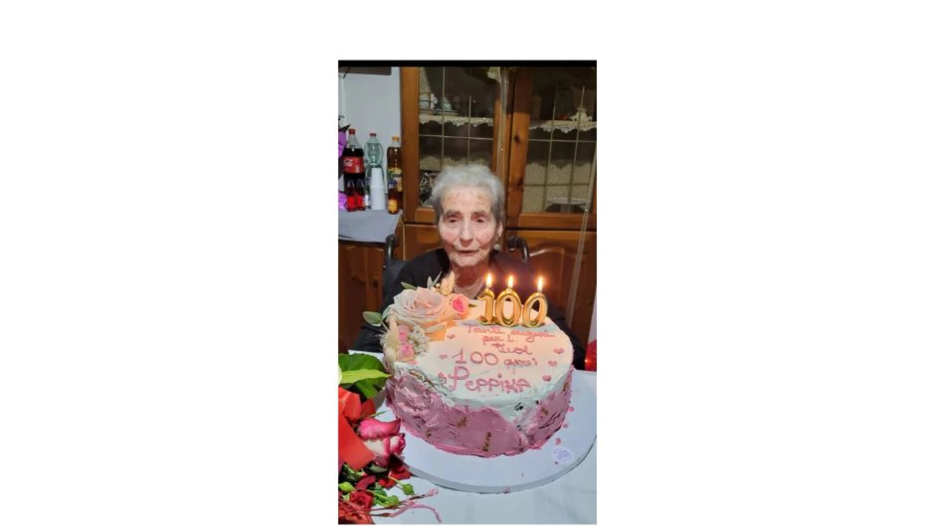 Acquaviva d’Isernia festeggia nonna Giuseppina. Per lei quest’oggi il traguardo dei cento anni.