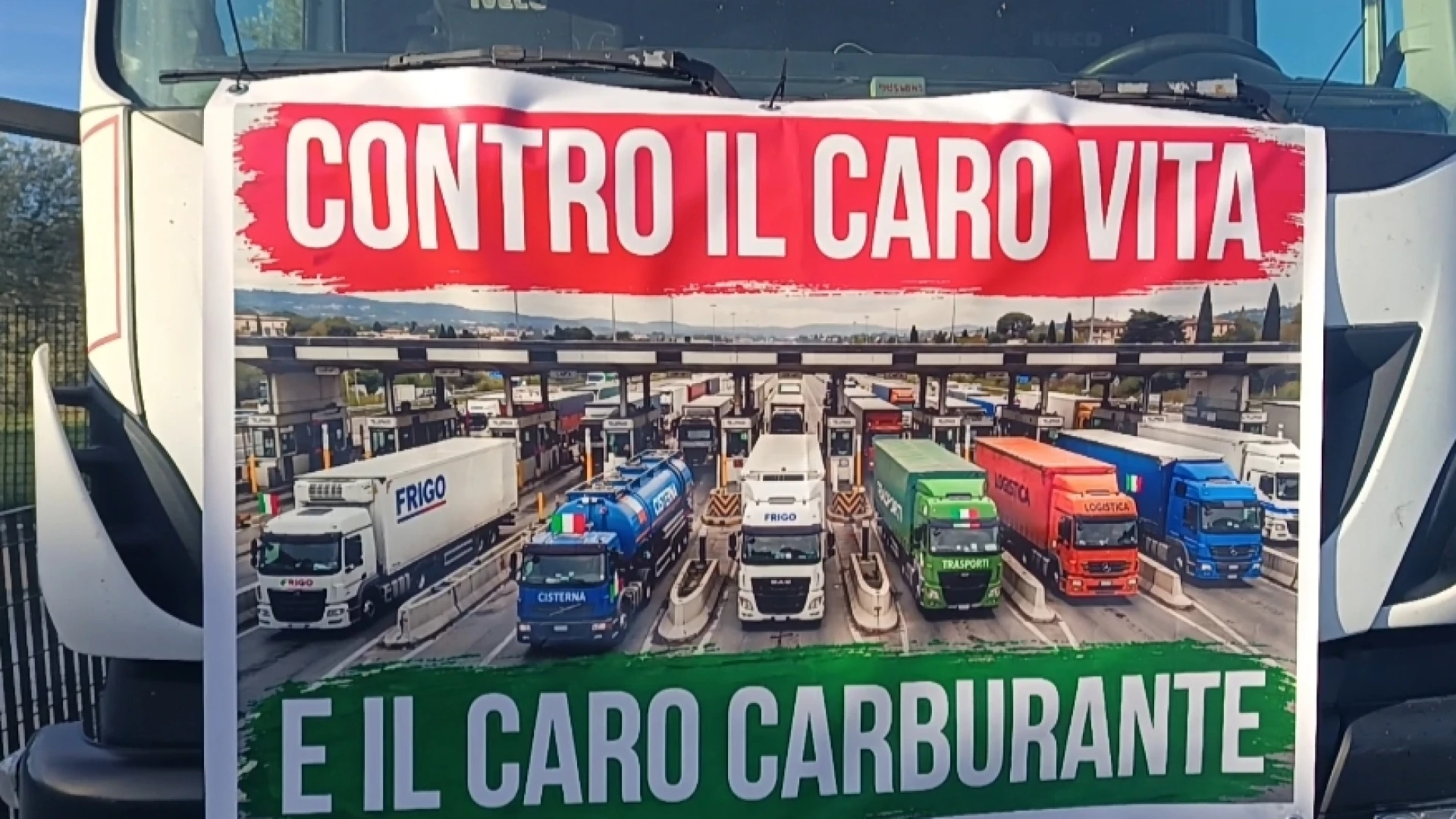 Da Roccaravindola a Venafro e Sesto Campano: la protesta dei camionisti blocca i rifornimenti