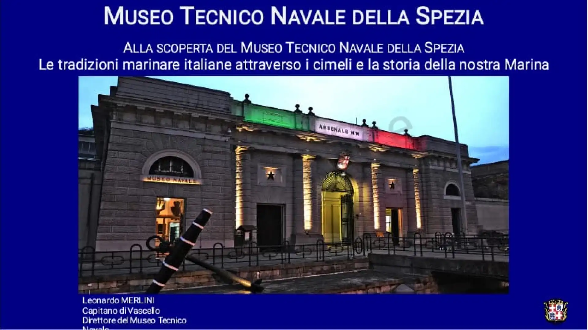 Rocchetta a Volturno: al Museo Internazionale delle Guerre Mondiali l’incontro con il capitano di vascello Leonardo Merlini”.