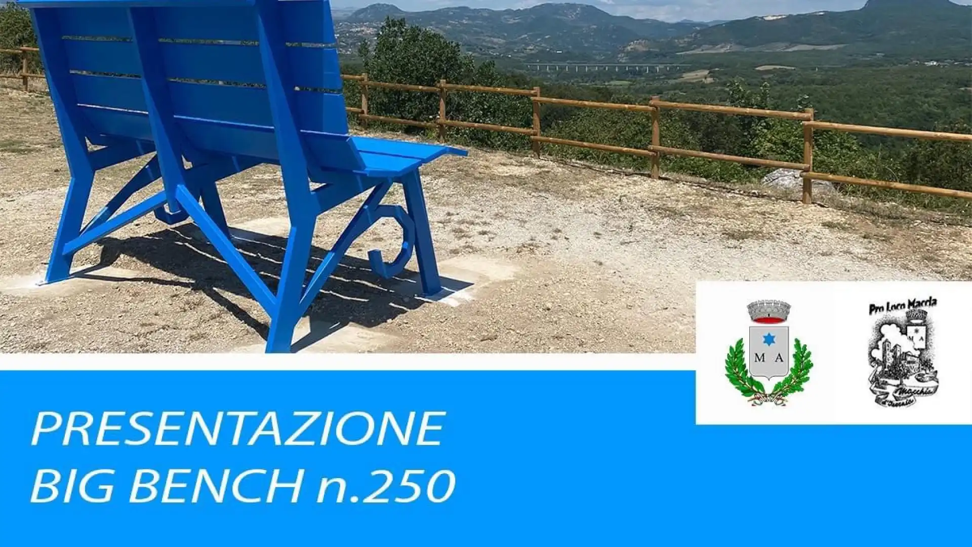 Macchia d’Isernia: mercoledì 10 agosto l’inaugurazione ufficiale della Big Bench, una panchina gigante dedicata ai bambini con scopi sociali.