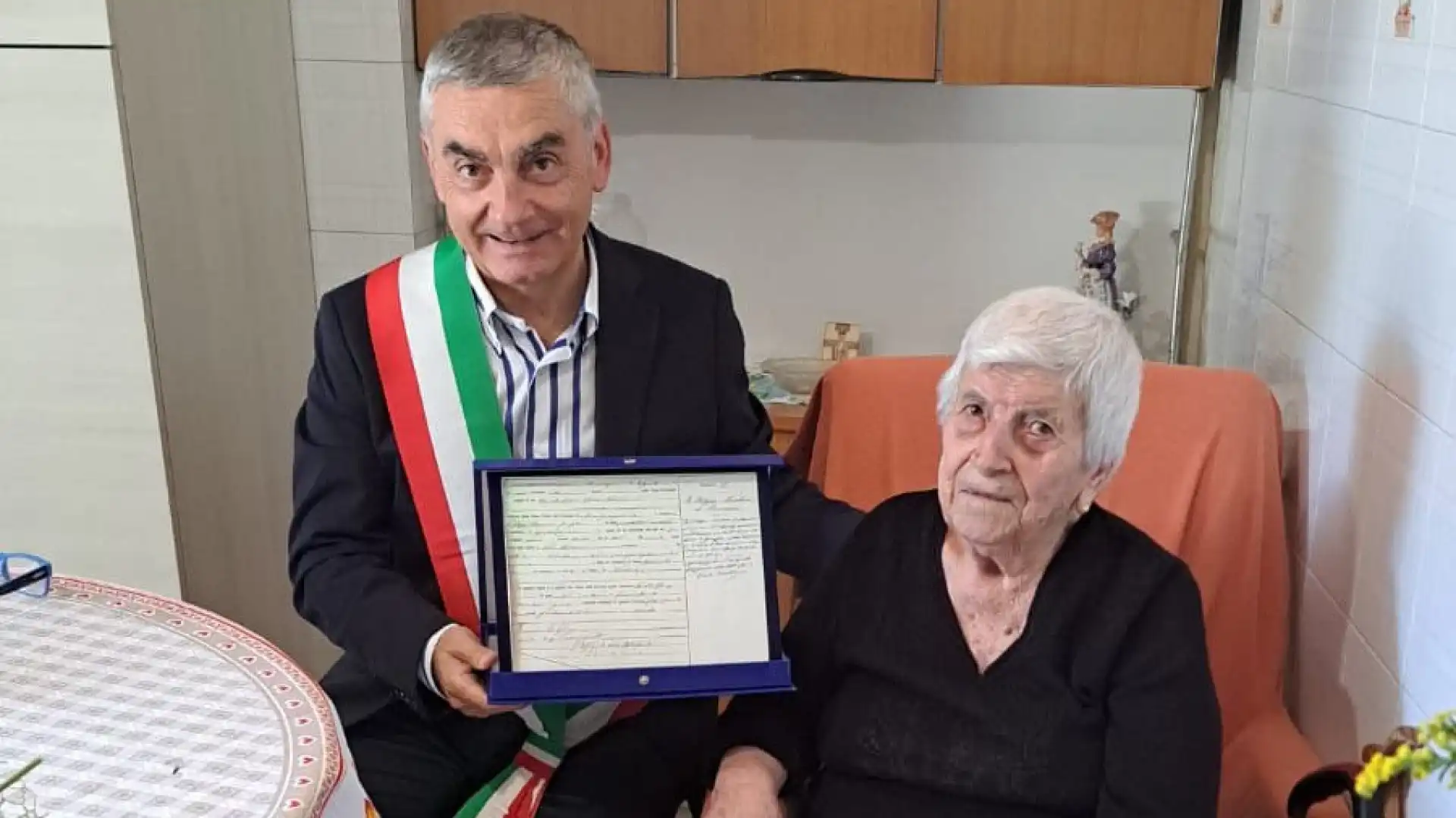 Macchiagodena: Nicolina Di Filippo taglia il traguardo dei 100 anni.