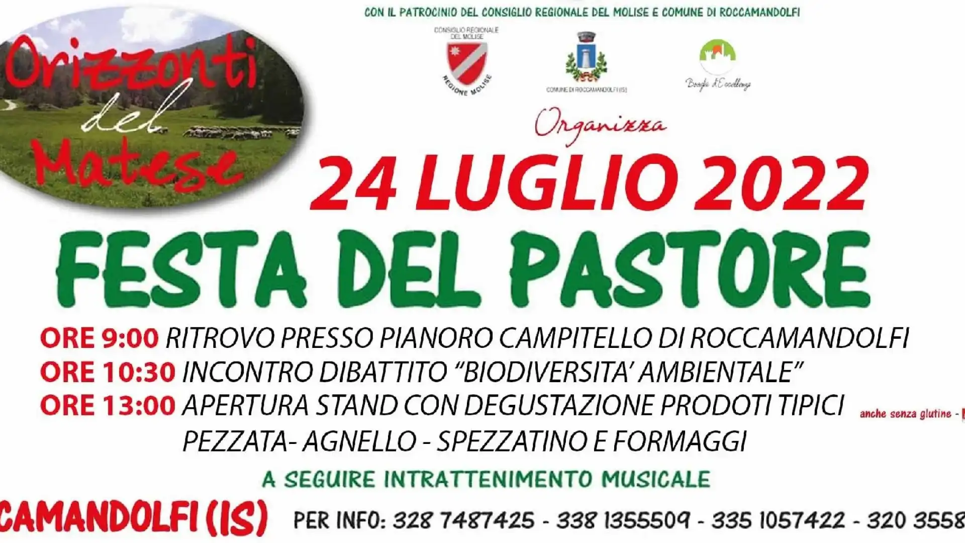 Roccamandolfi: il 24 luglio torna la festa del pastore.