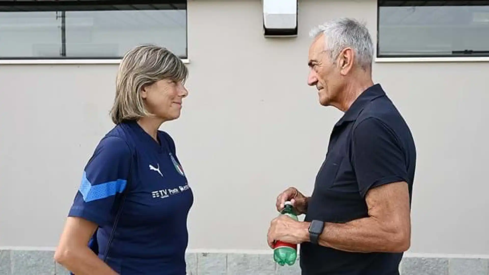 Castel Di Sangro: al via il ritiro della Nazionale Femminile di Calcio. Squadra al lavoro nel pomeriggio allo stadio Patini. Oggi la visita del presidente Gravina.