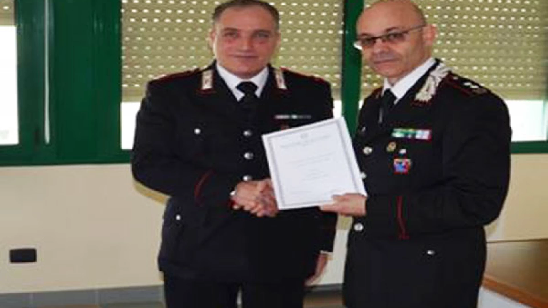 Isernia: Conferite benemerenze per Ufficiali e Sottufficiali del Comando Provinciale Carabinieri di Isernia.