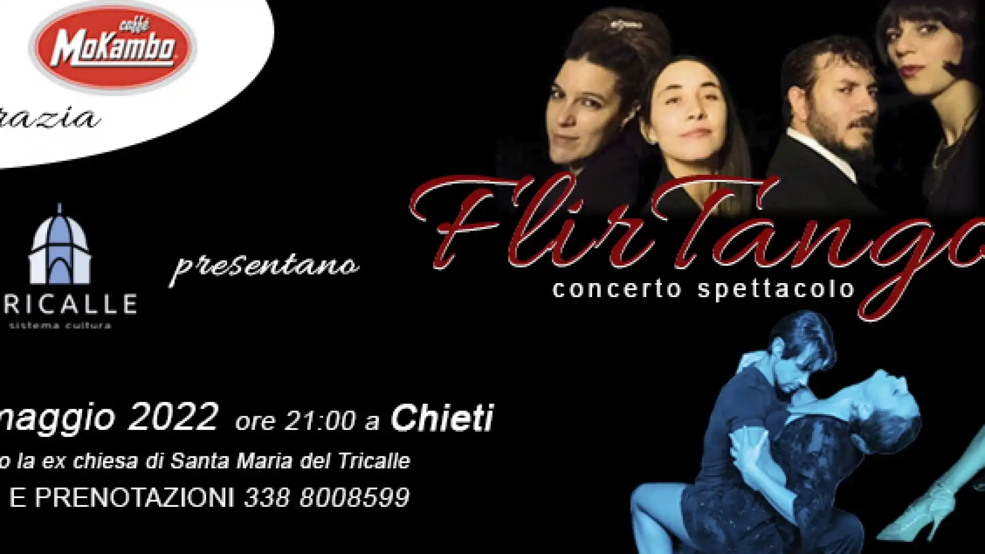 Flirtango. Storie di corteggiamento e di amore - Concerto spettacolo 30 maggio 2022, ore 21.00 - Tricalle Sistema Cultura, Chieti