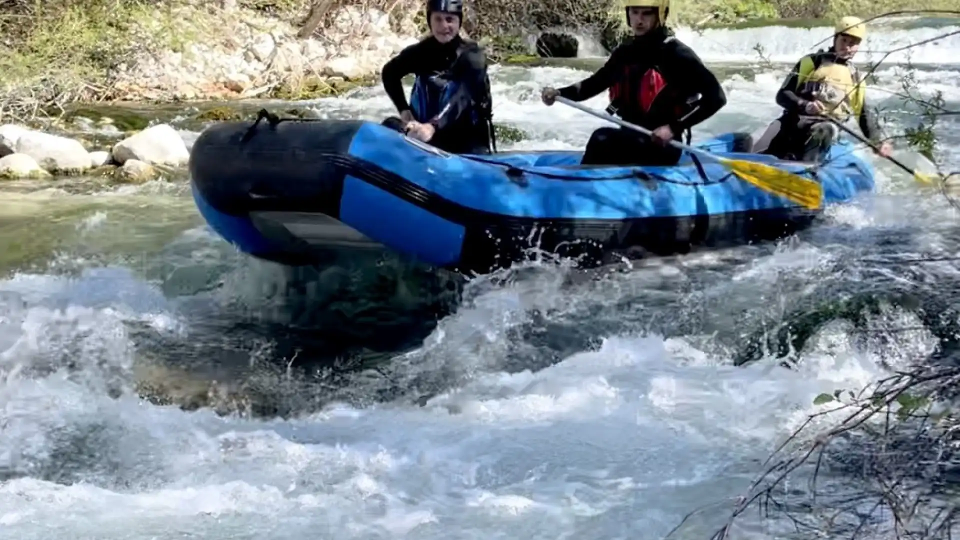 Colli a Volturno: domenica l’inaugurazione di Molise E’ Rafting. Prime discese in acqua e pranzo collettivo.