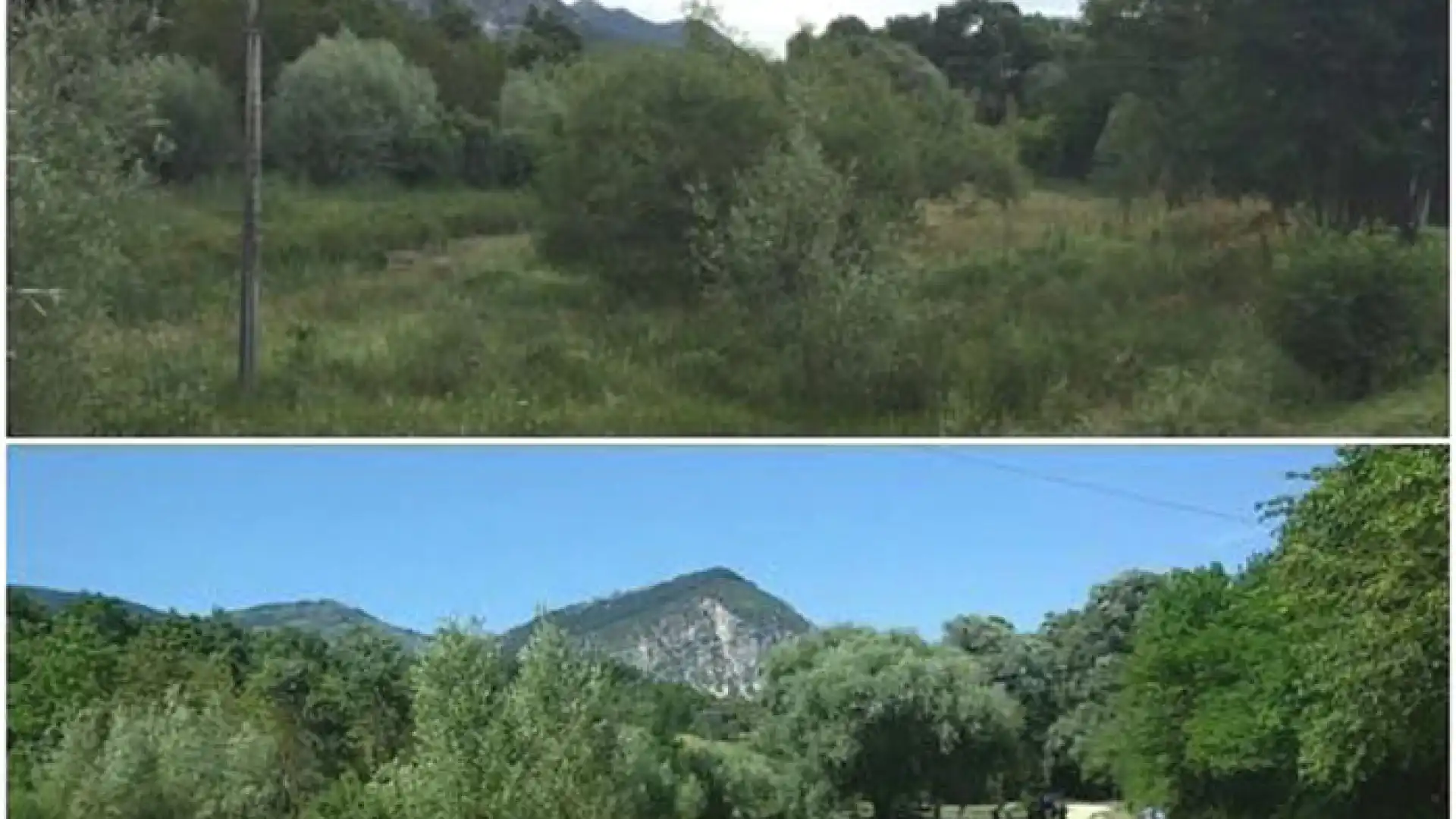 Rocchetta a Volturno: i volontari della Protezione Civile ripuliscono l’area del fiume Volturno.