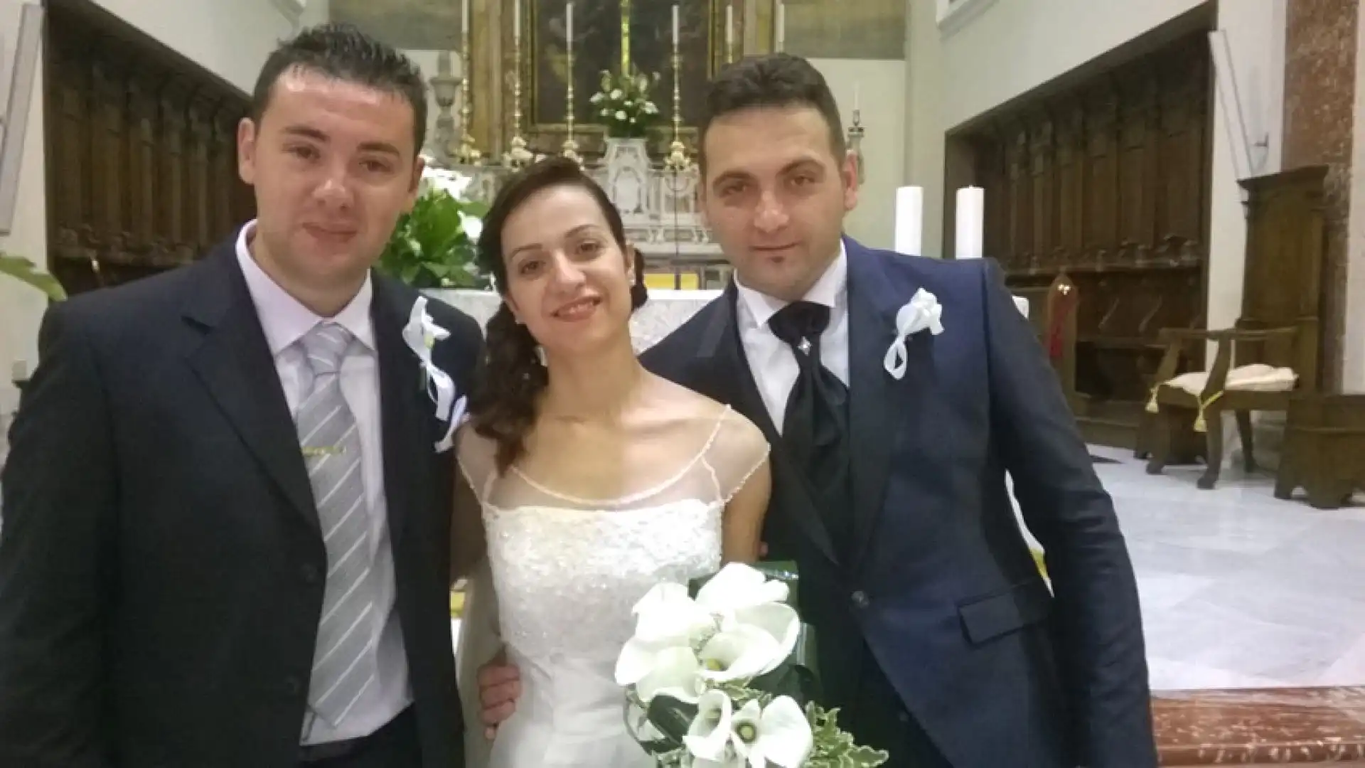 Un anno di matrimonio per Emanuele e Mariassunta. Gli auguri della redazione.