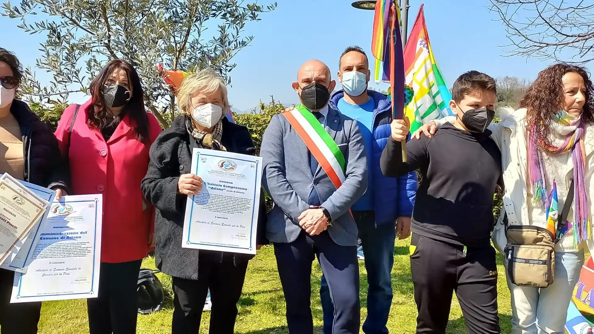 Ailano: successo per la grande marcia della pace.