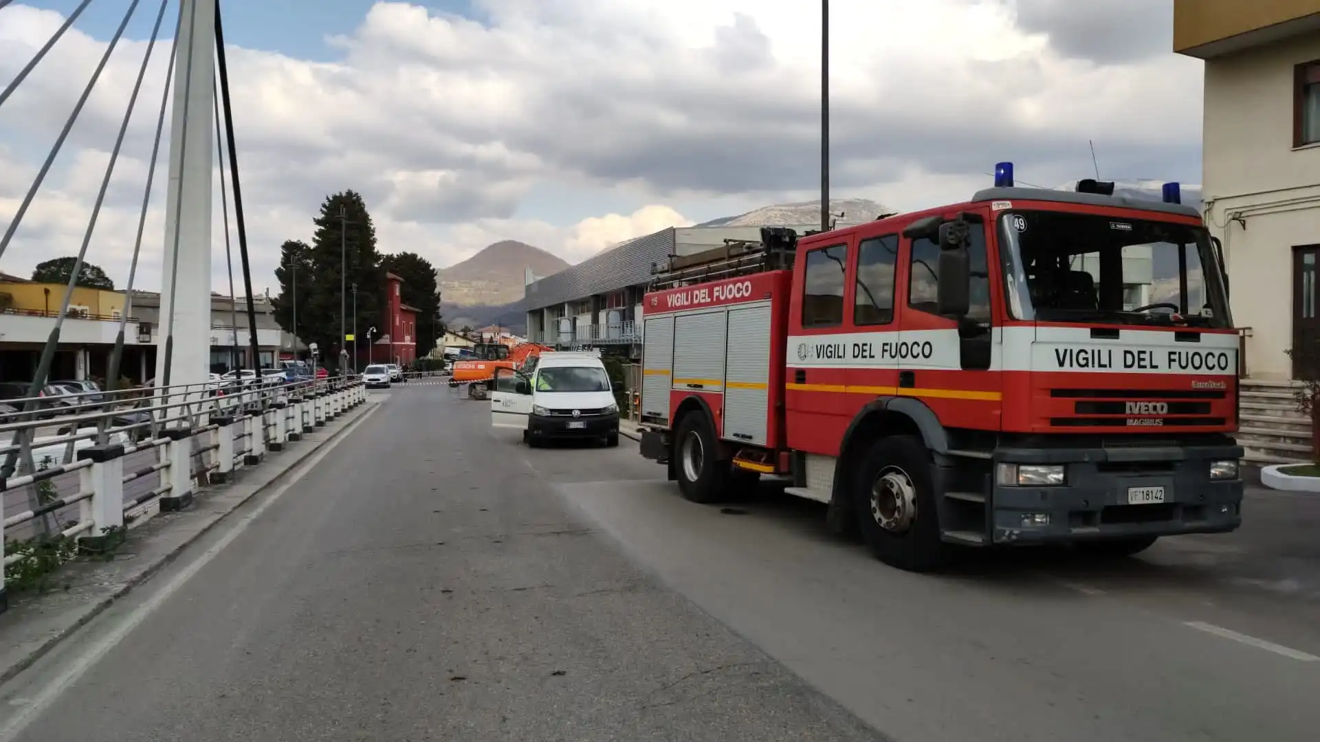 Isernia: fuga di gas in centro. Intervento dei Vigili del Fuoco terminato solo in serata