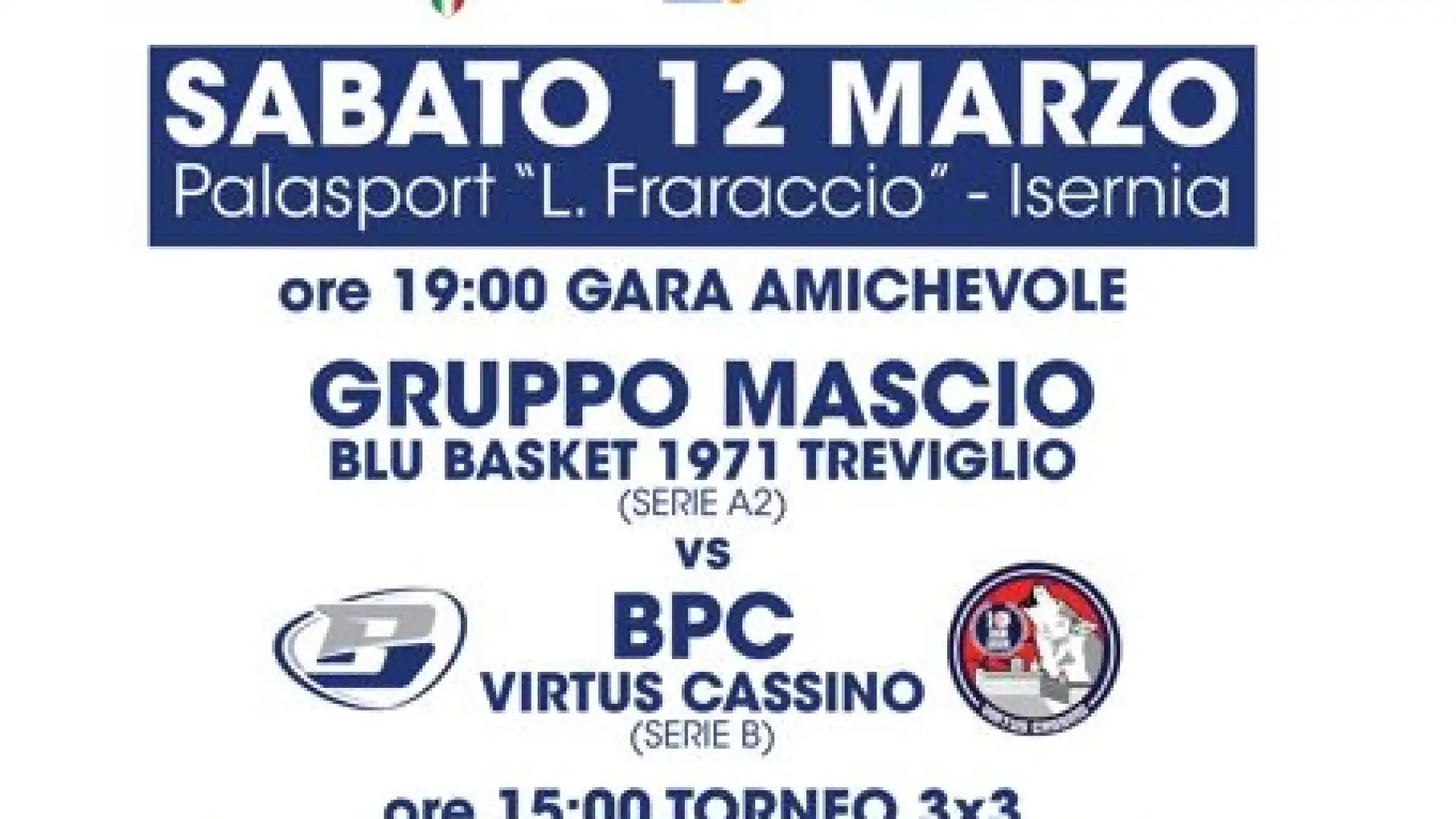 ‘Evo Cup’: ritorna il basket maschile di livello nazionale in Molise