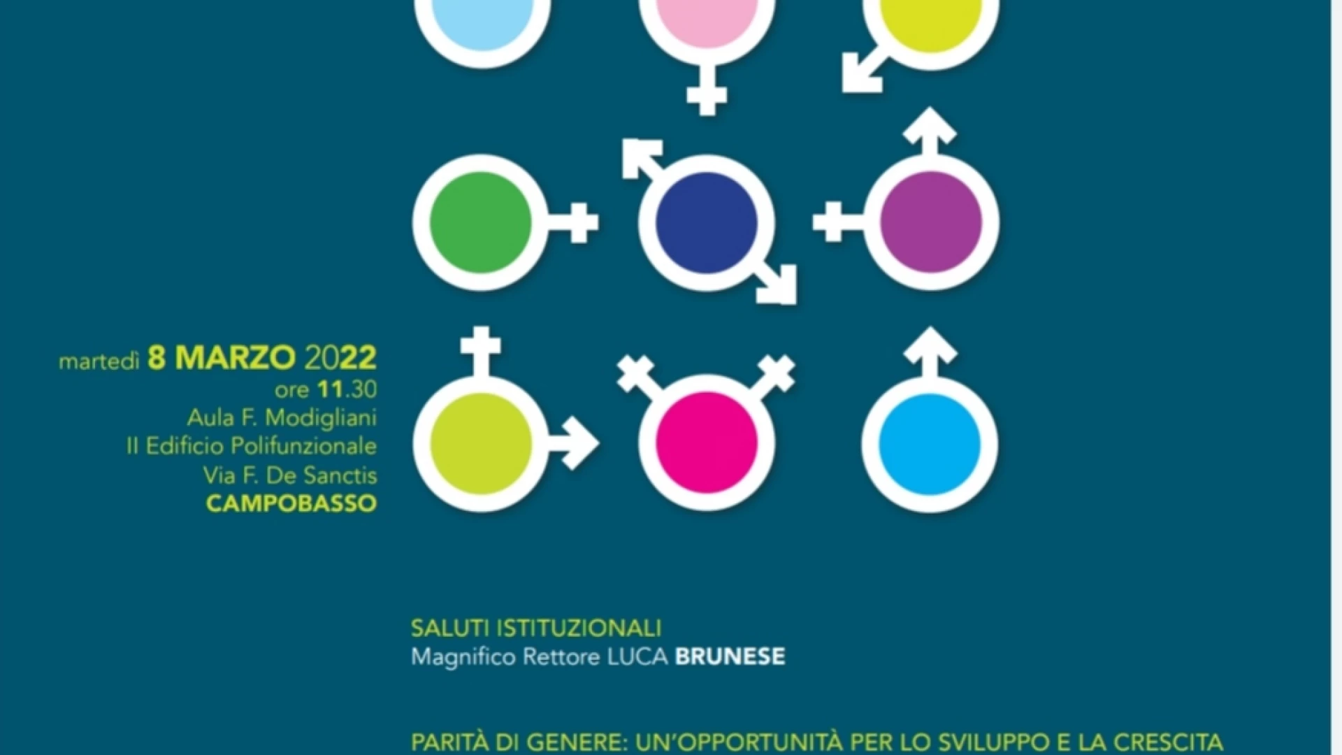 Unimol: martedì 8 marzo presentazione della prima edizione del Bilancio di genere