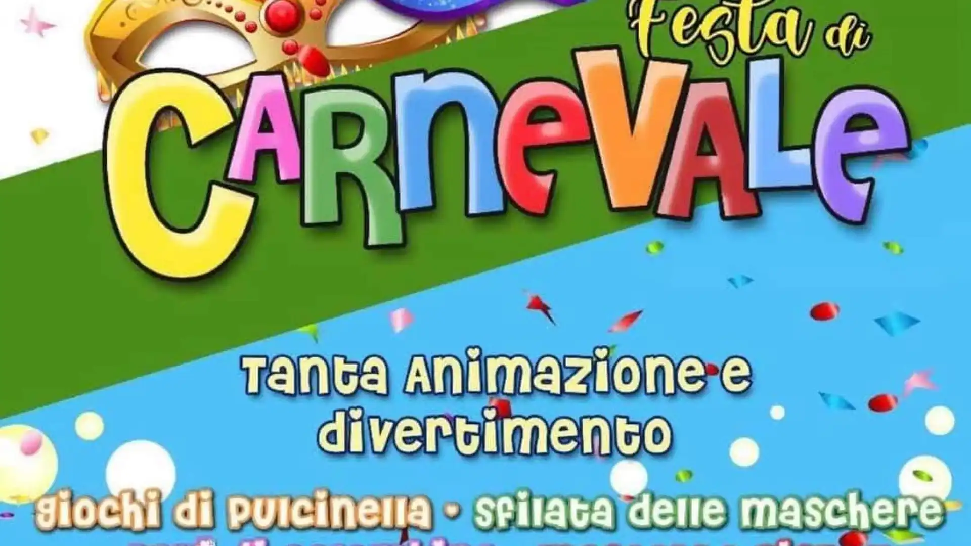 Pizzone: sabato 26 febbraio appuntamento da non perdere con la festa di Carnevale