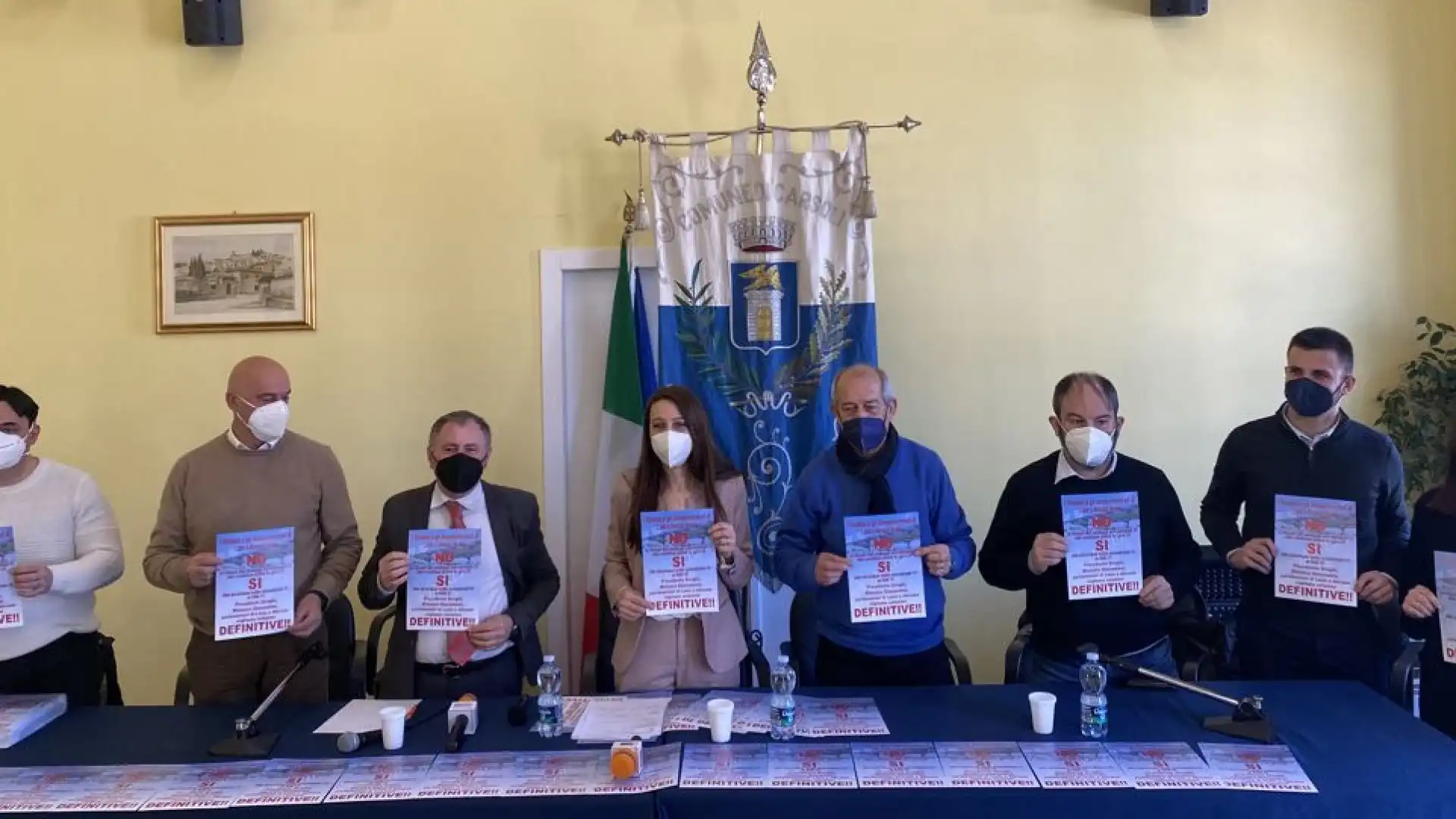 Aumenti tariffe autostradali. Il Presidente della Provincia dell’Aquila Caruso presente all’incontro promosso da Velia Nazzaro, sindaco di Carsoli.