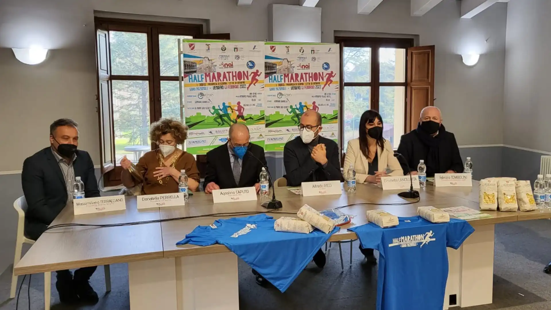 Sport: presentata la prima mezza maratona “Provincia di Isernia-Città di Venafro”.