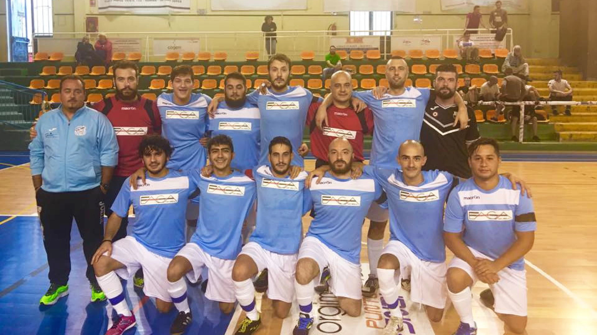 Coppa Italia di calcio a 5, ottimo esordio della Faga Isernia contro l’Arcadia. Pareggio esterno per la Futsal Acquaviva.